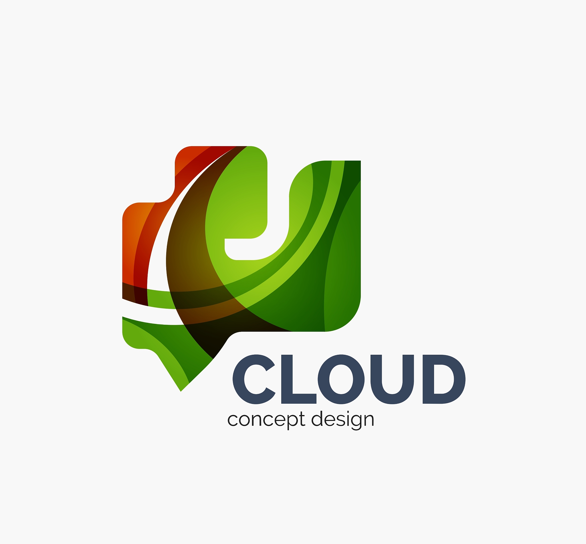 modern cloud logo