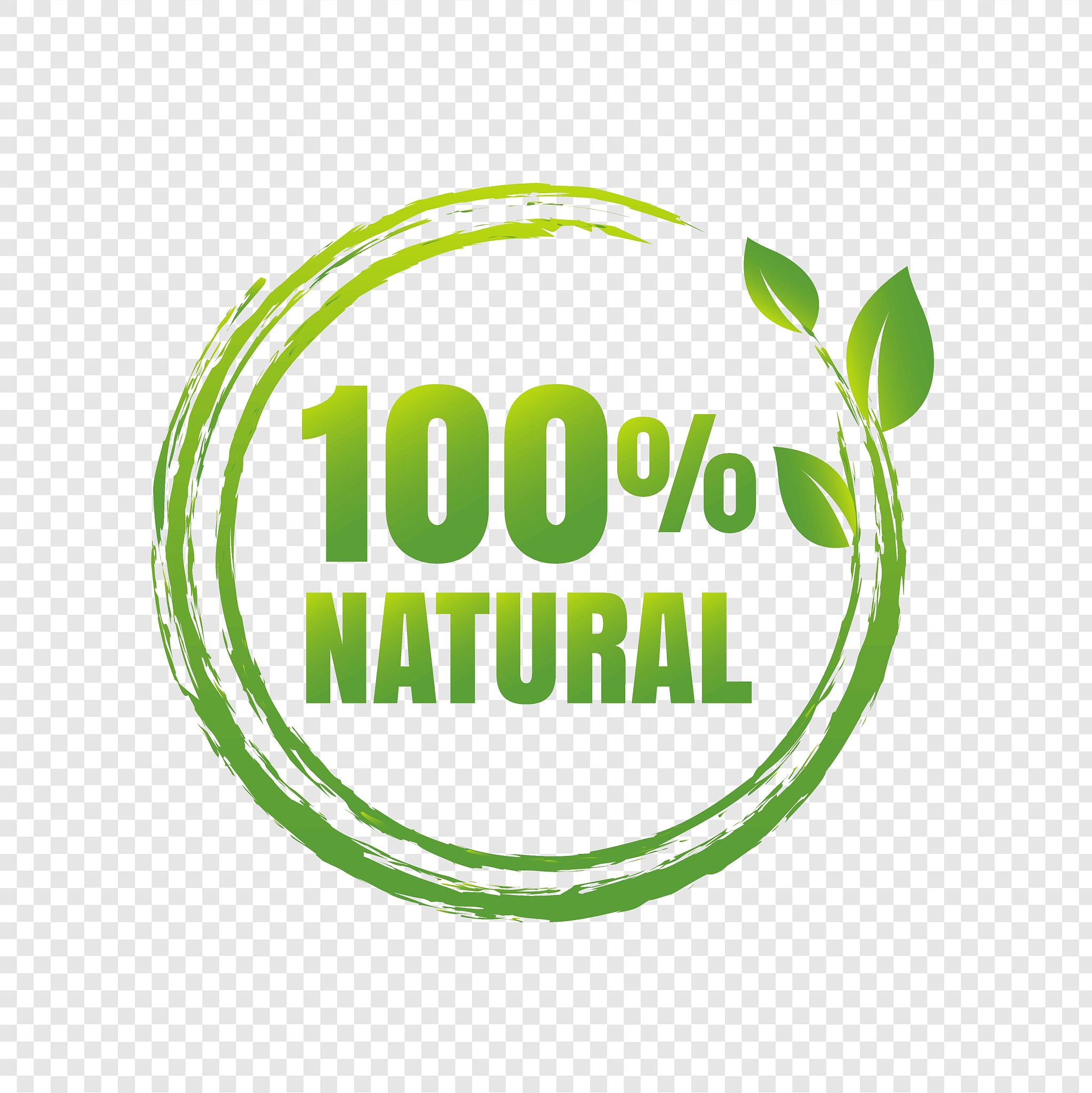100% natural product transparent background