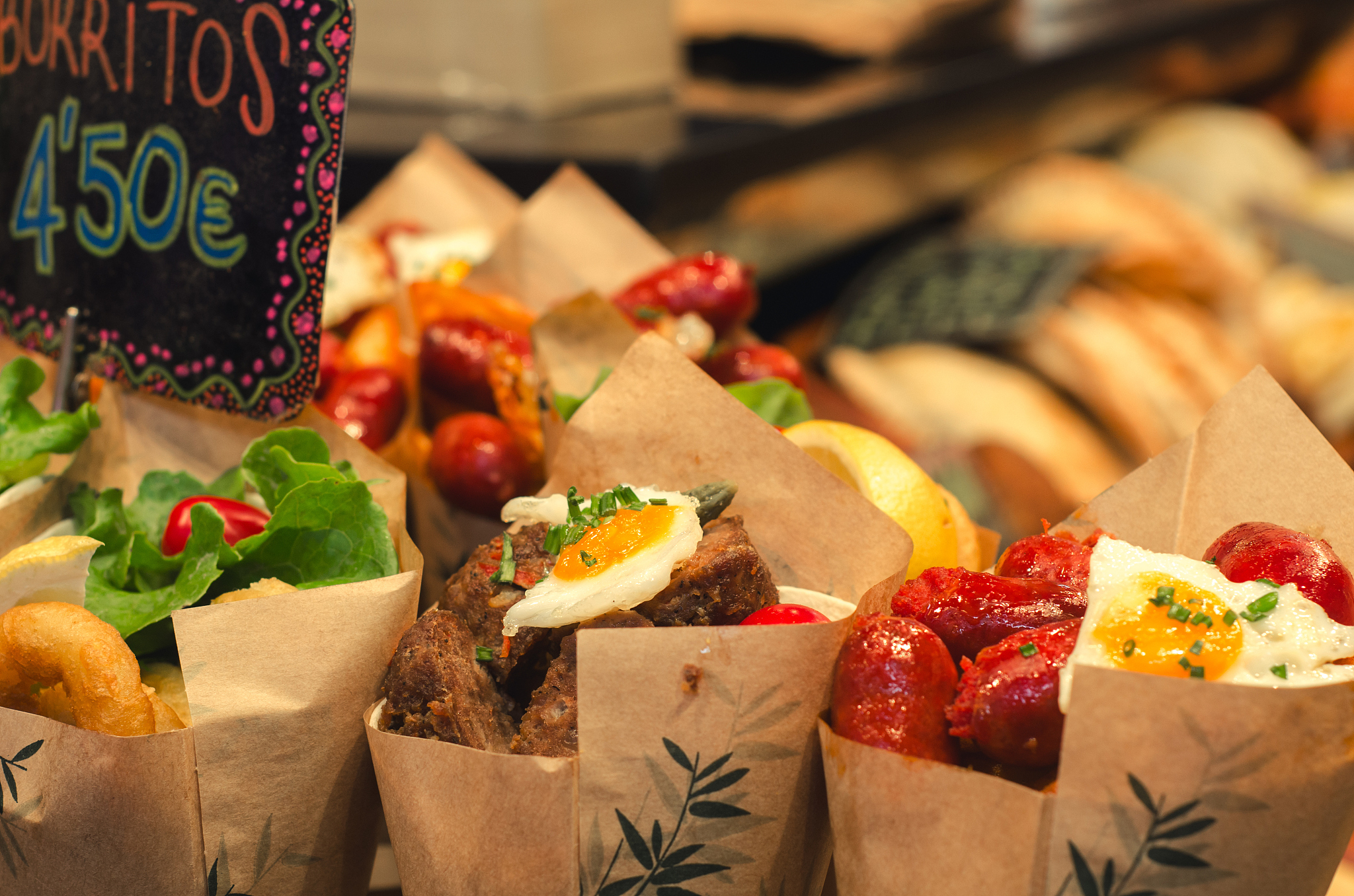 delicious market food