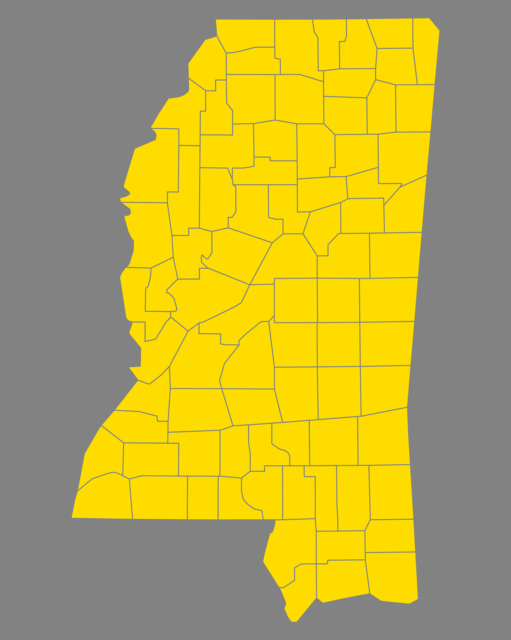 map of mississippi