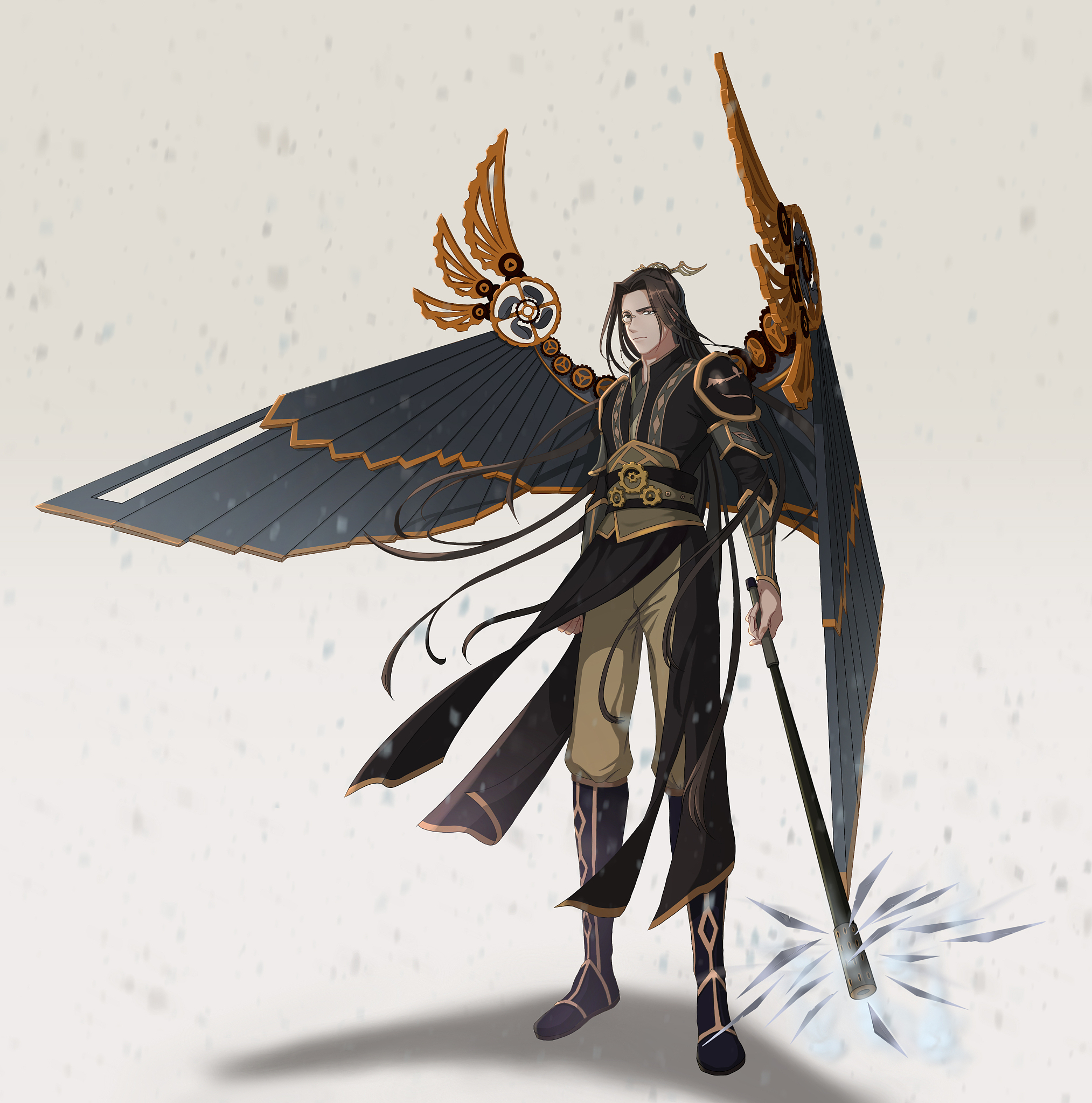 原神 甘雨 外观 描述 - 温柔的弓箭手