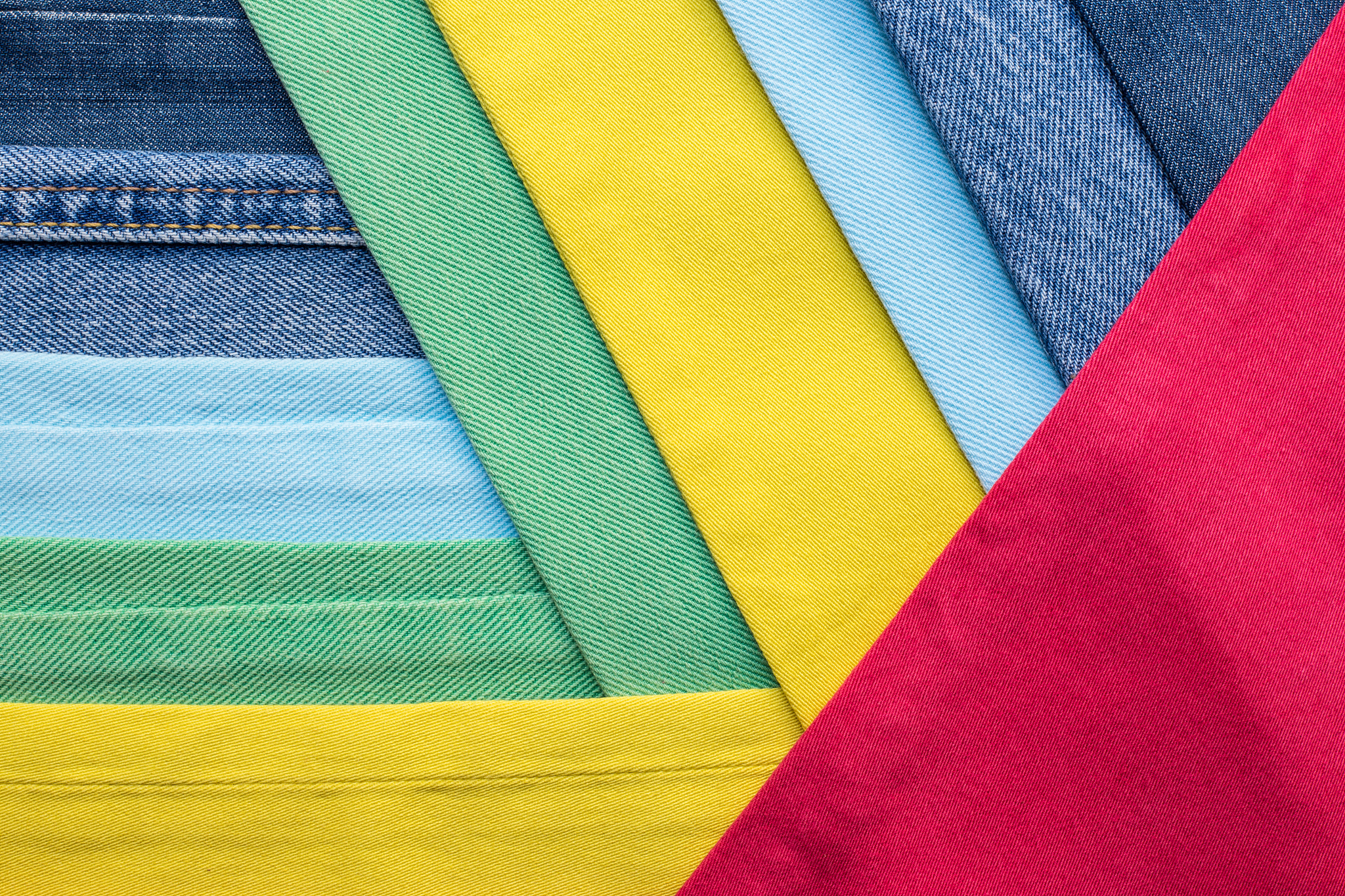 colorful jeans texture background