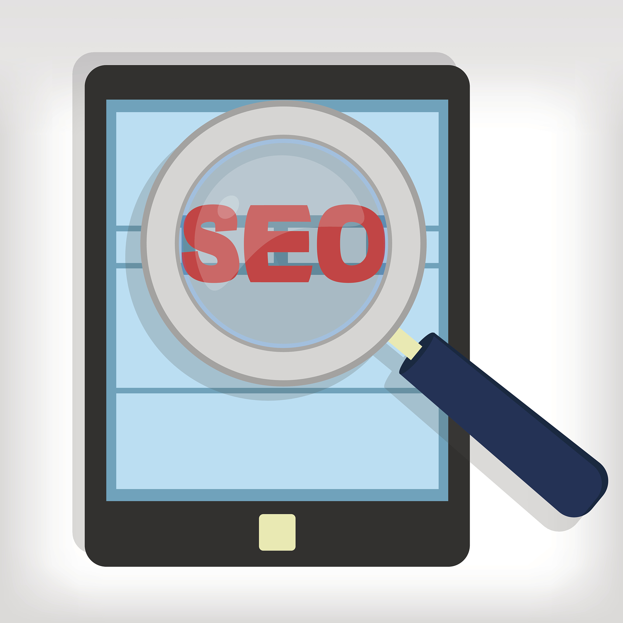 seo optimization in tablet