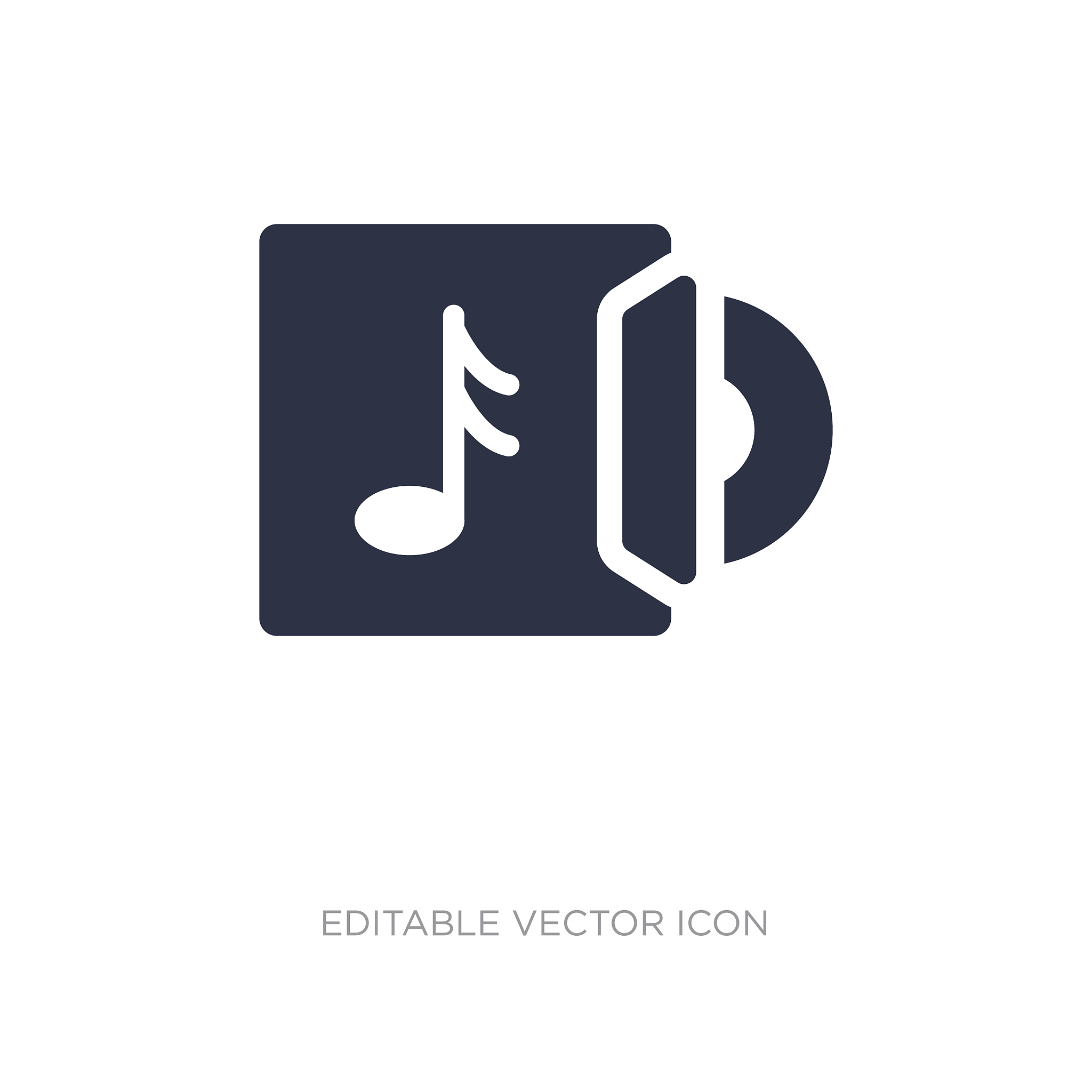 icon on white background simple element from