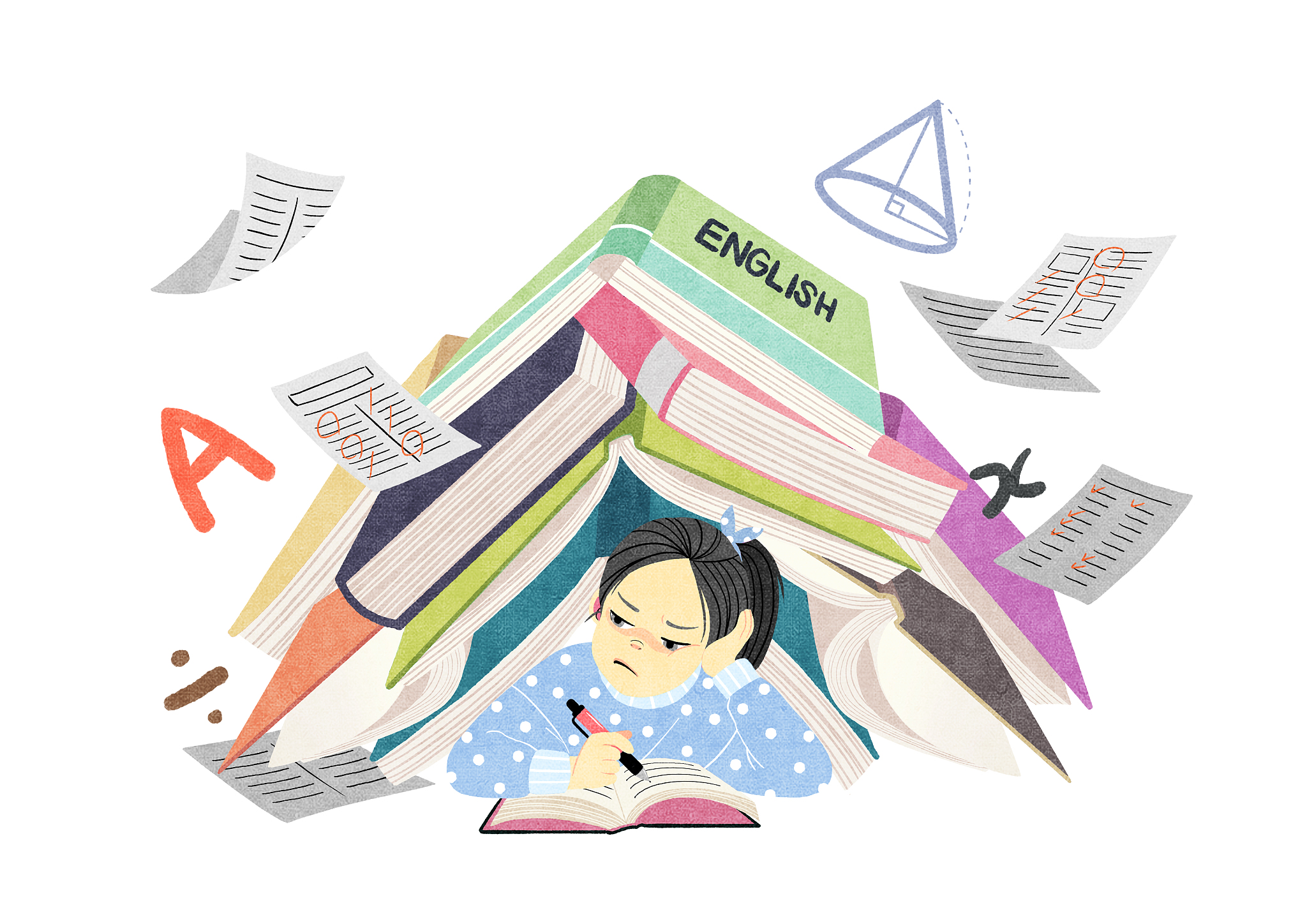 stress, children, education, depression