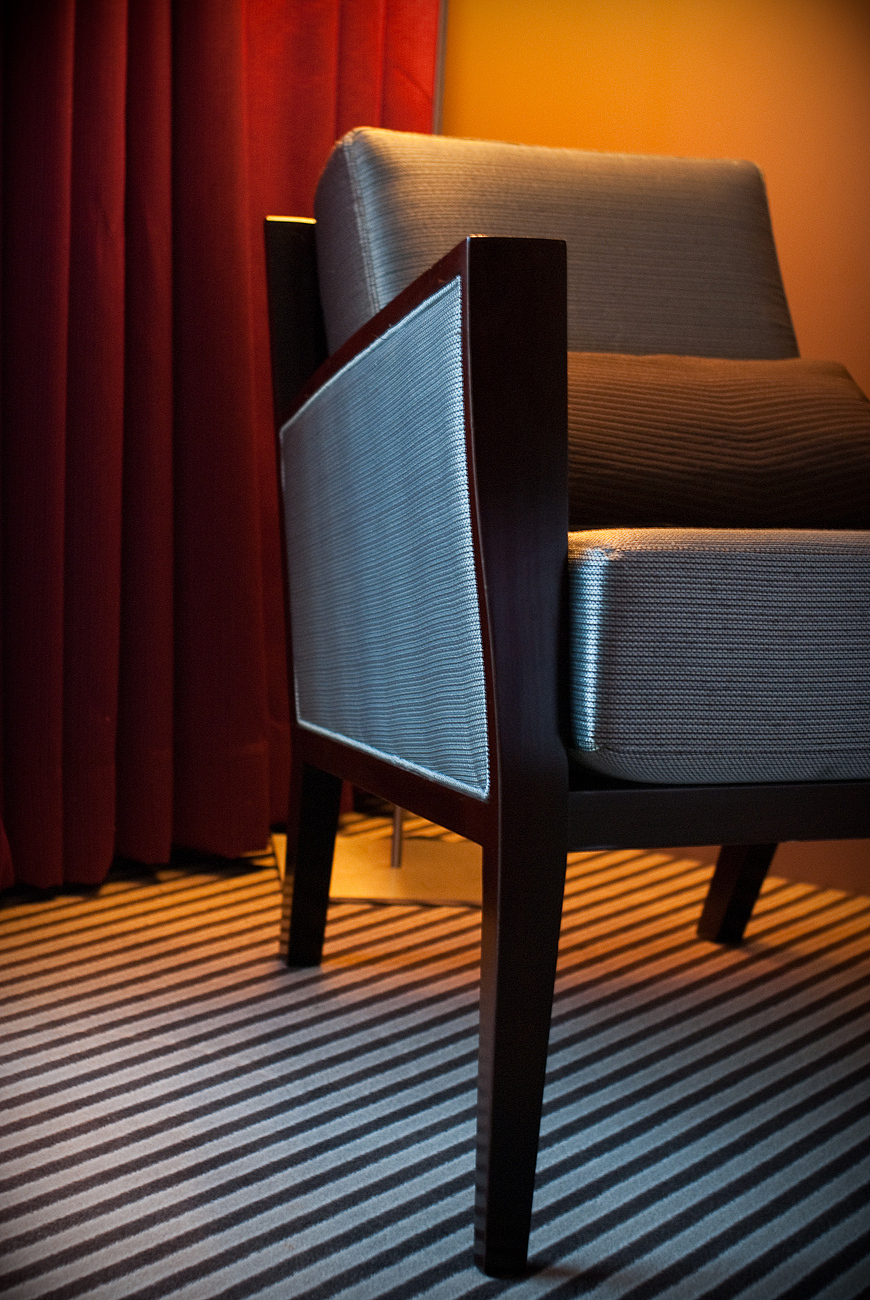 armchair in house