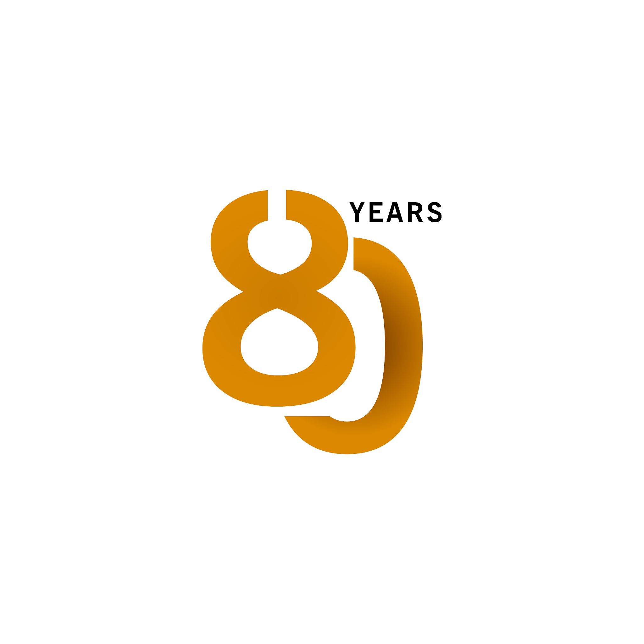 80 years anniversary template design