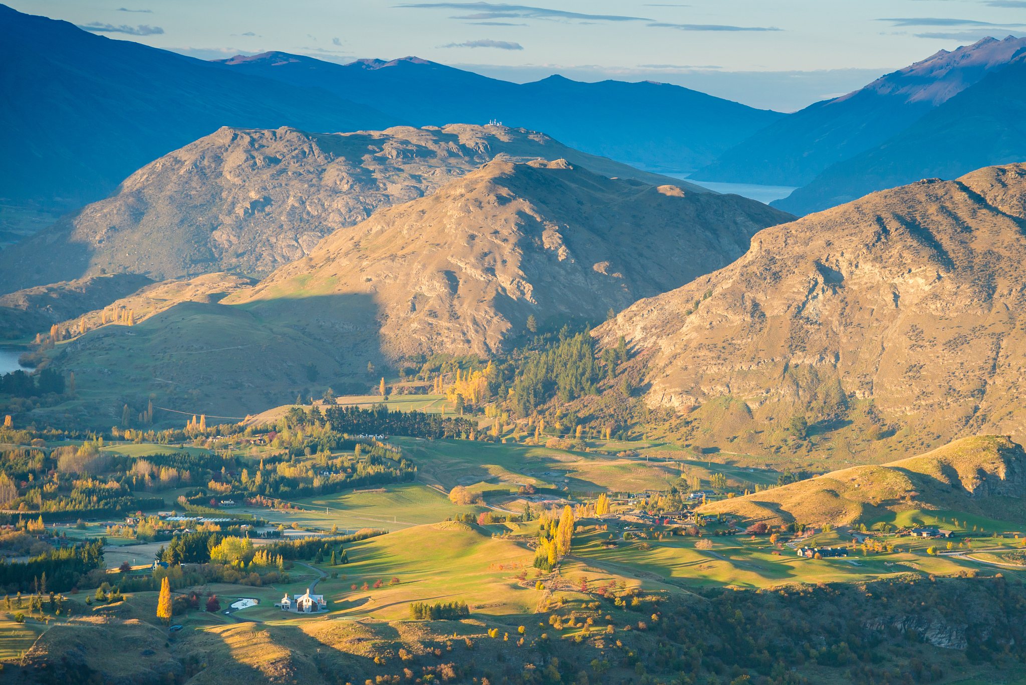 panoramic view nature landscape in south island new zealand