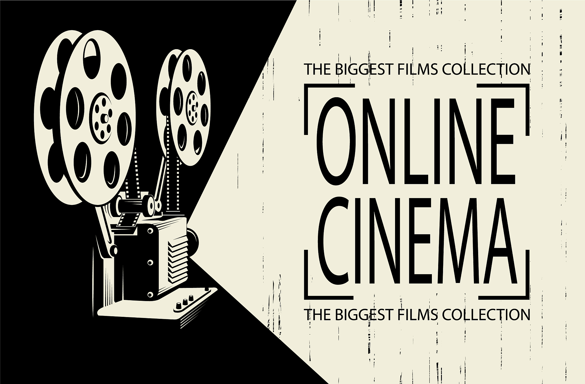 film projector poster