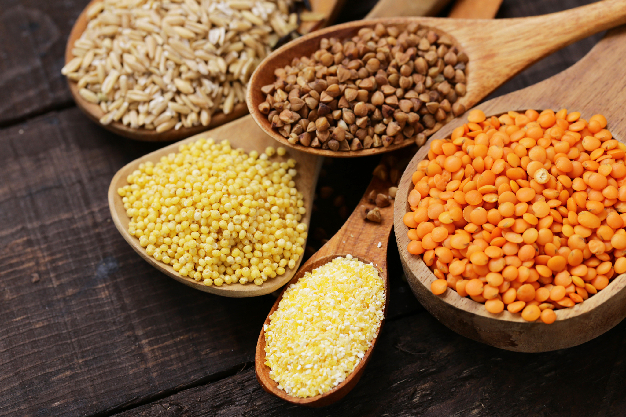 various cereals