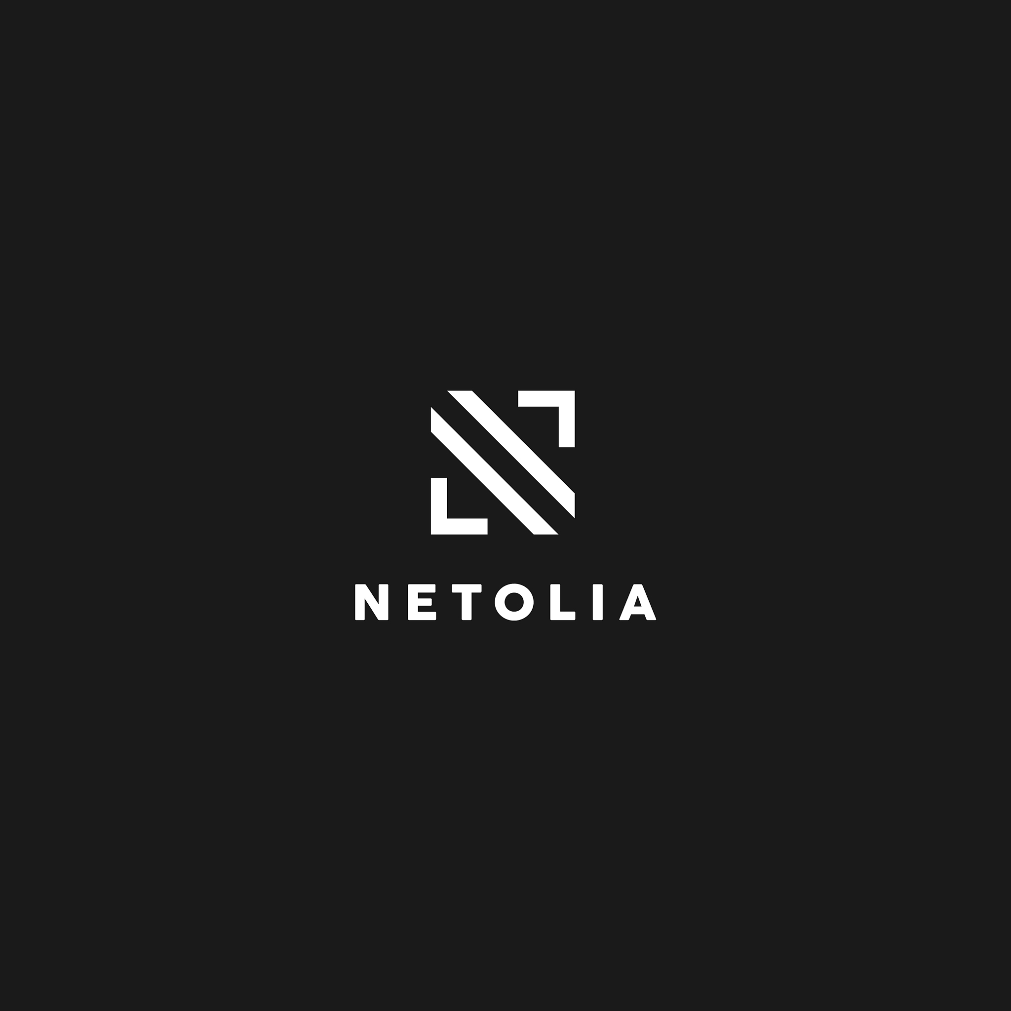 letter n logo design template