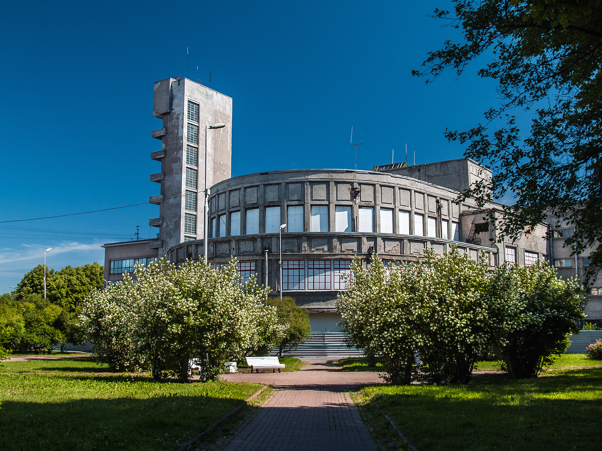 constructivism building on stachek avenue in the city of st. pet