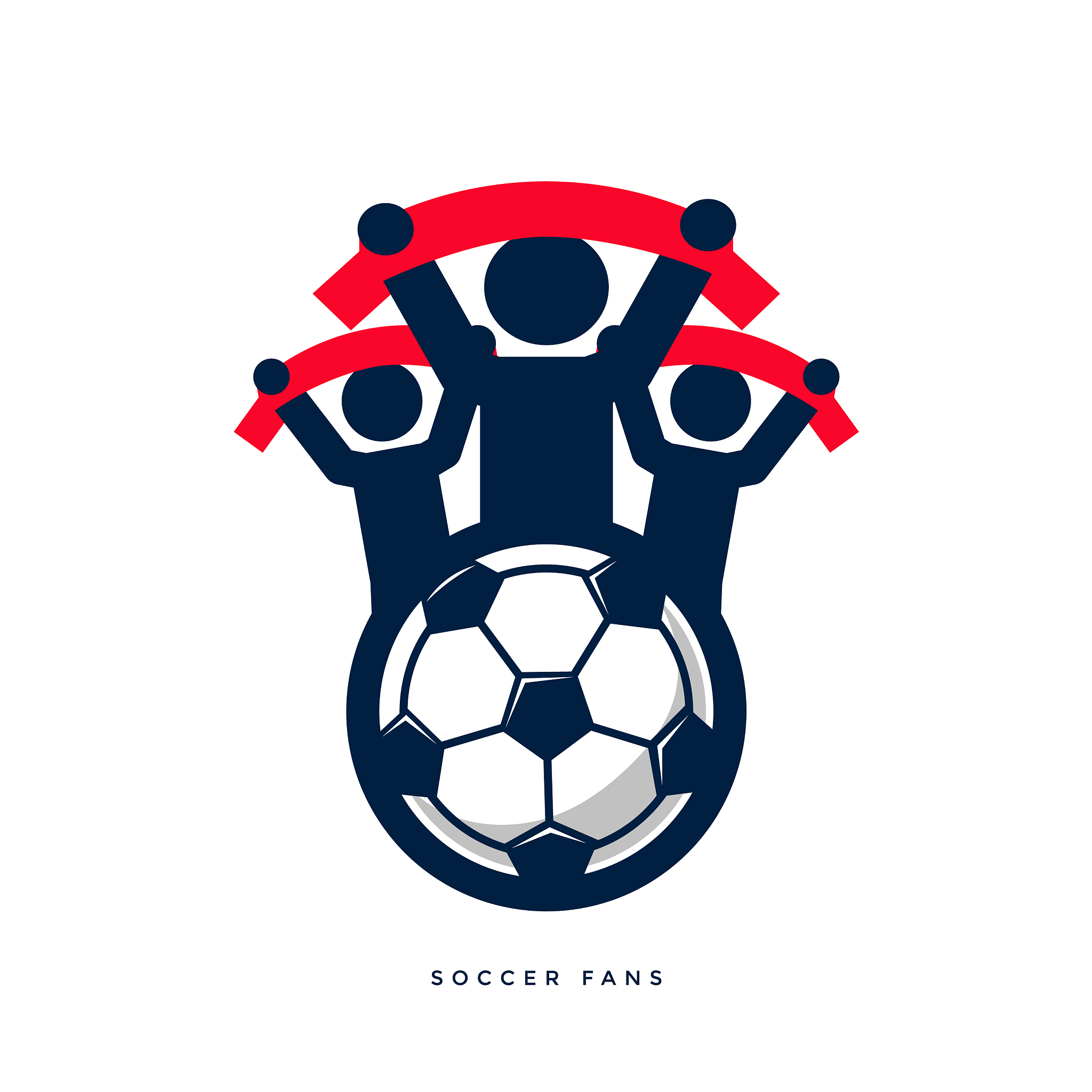 soccer fans with scarves