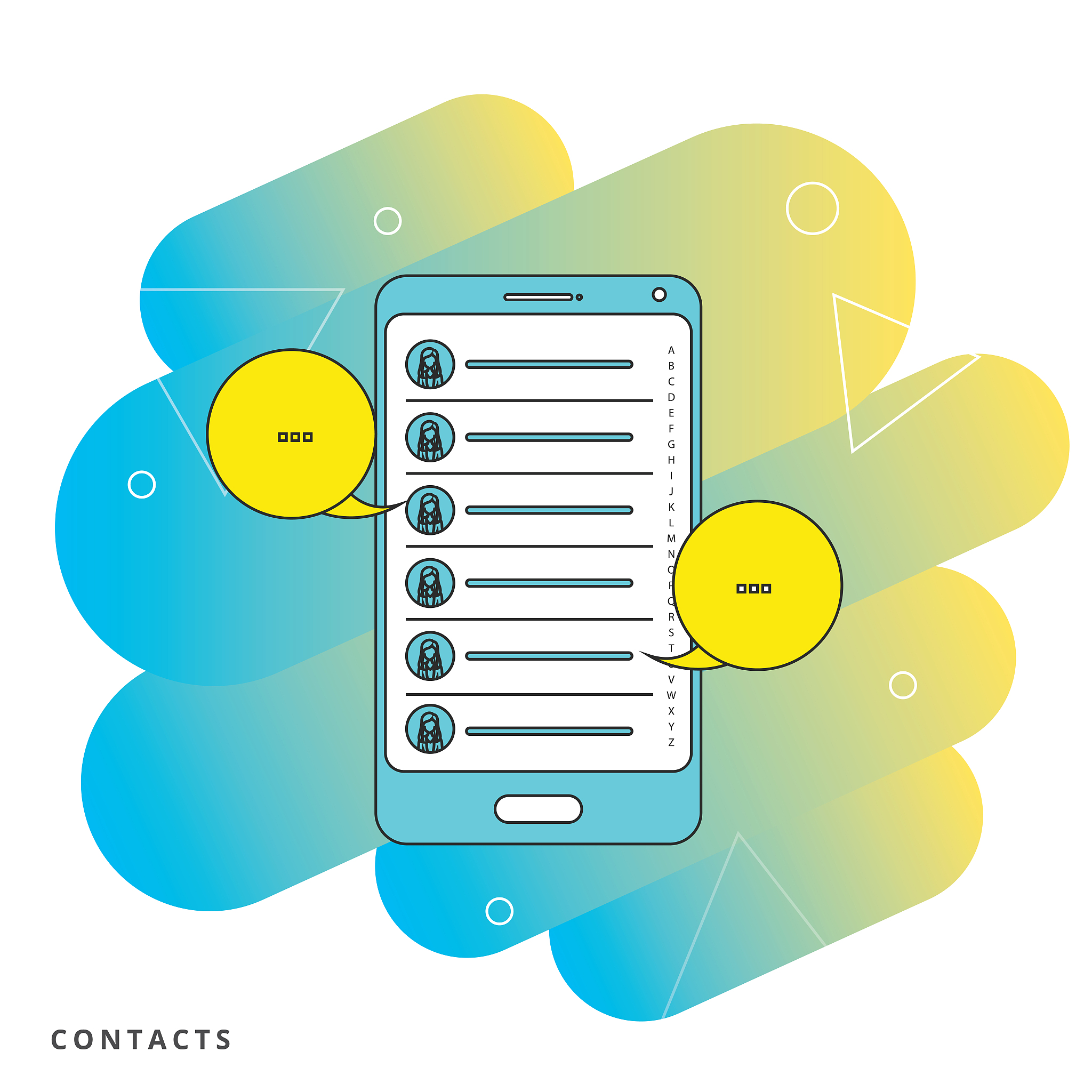contact list in mobile