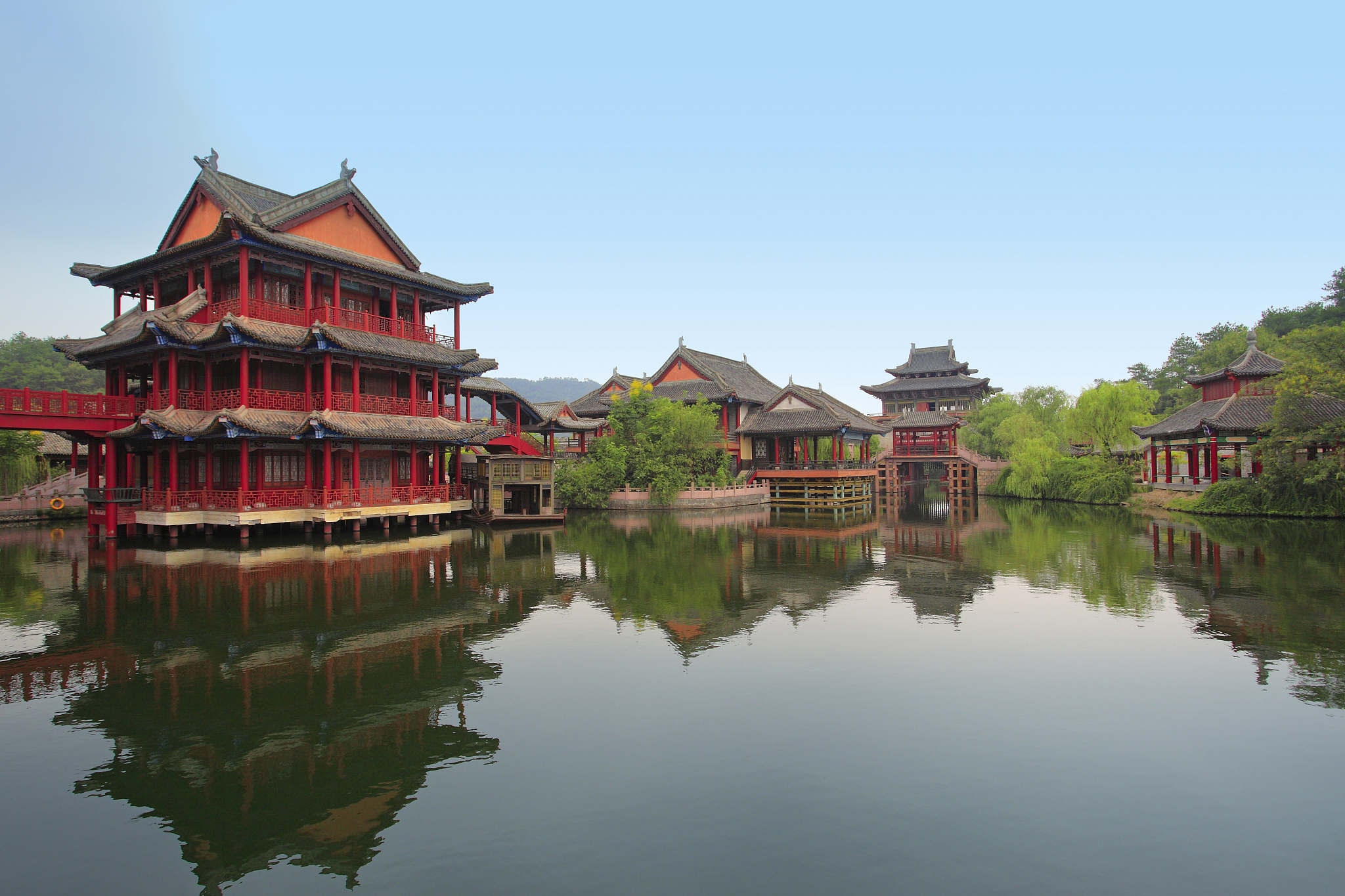 浙江横店宋代仿古建筑
