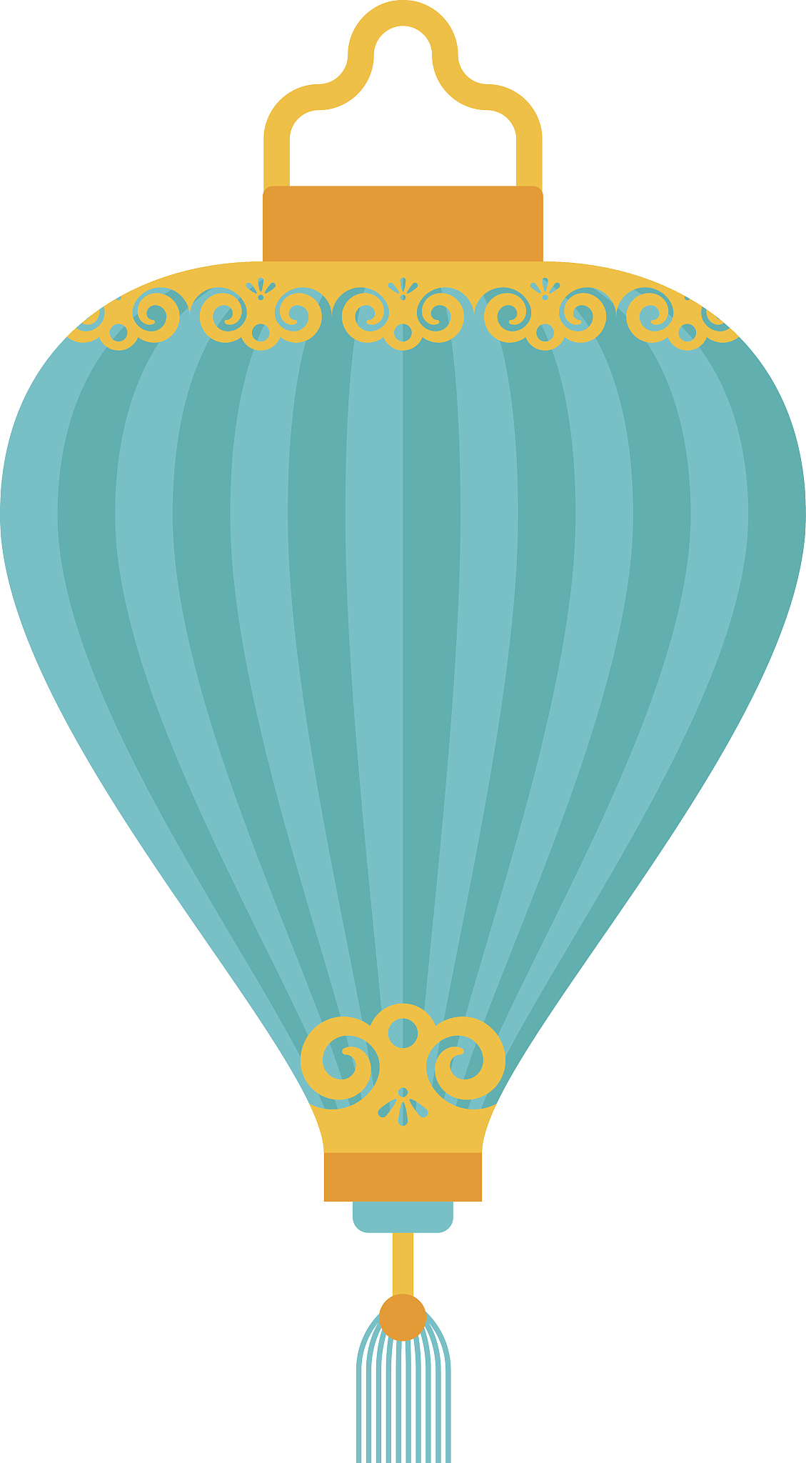 chinese lantern vector illustration.