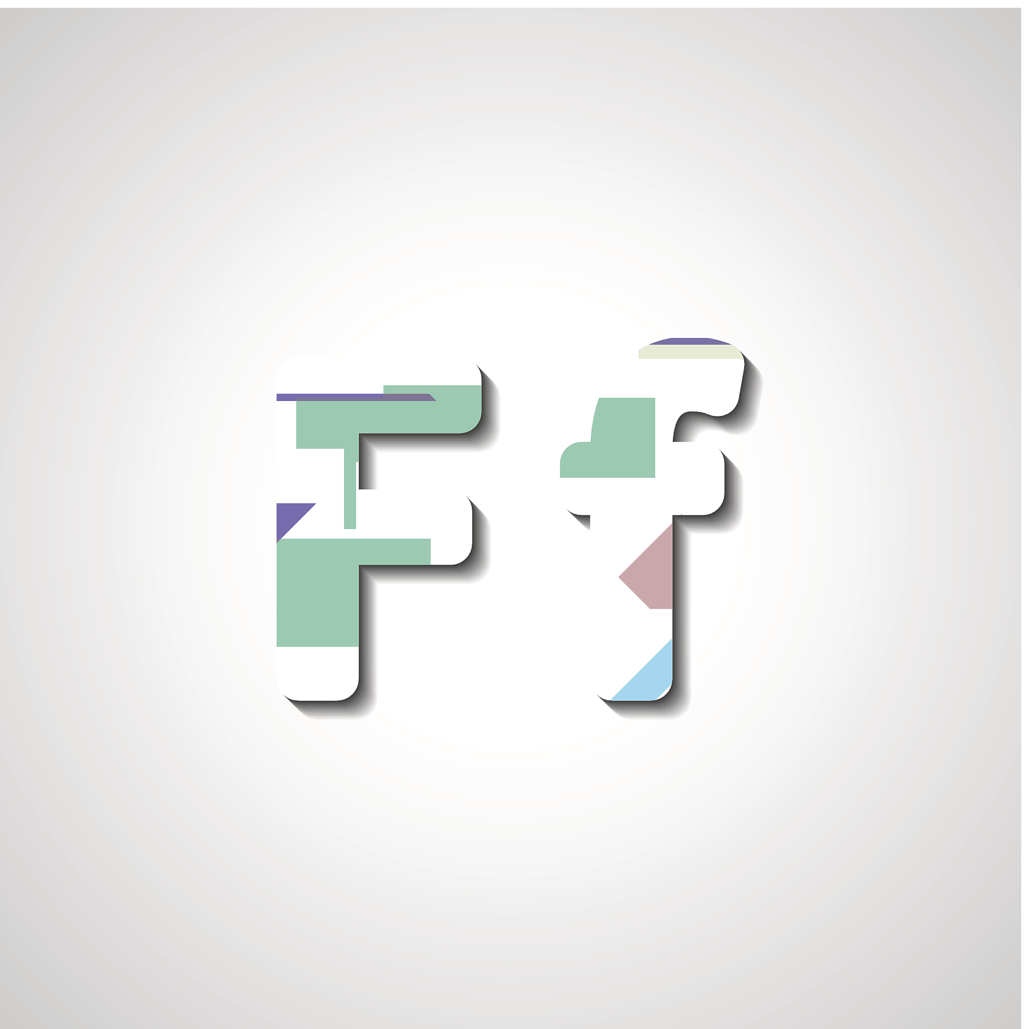 colorful letter alphabet