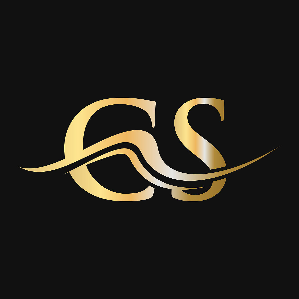 字母cs标志设计.企业和公司标志的初始cs标志类型模板