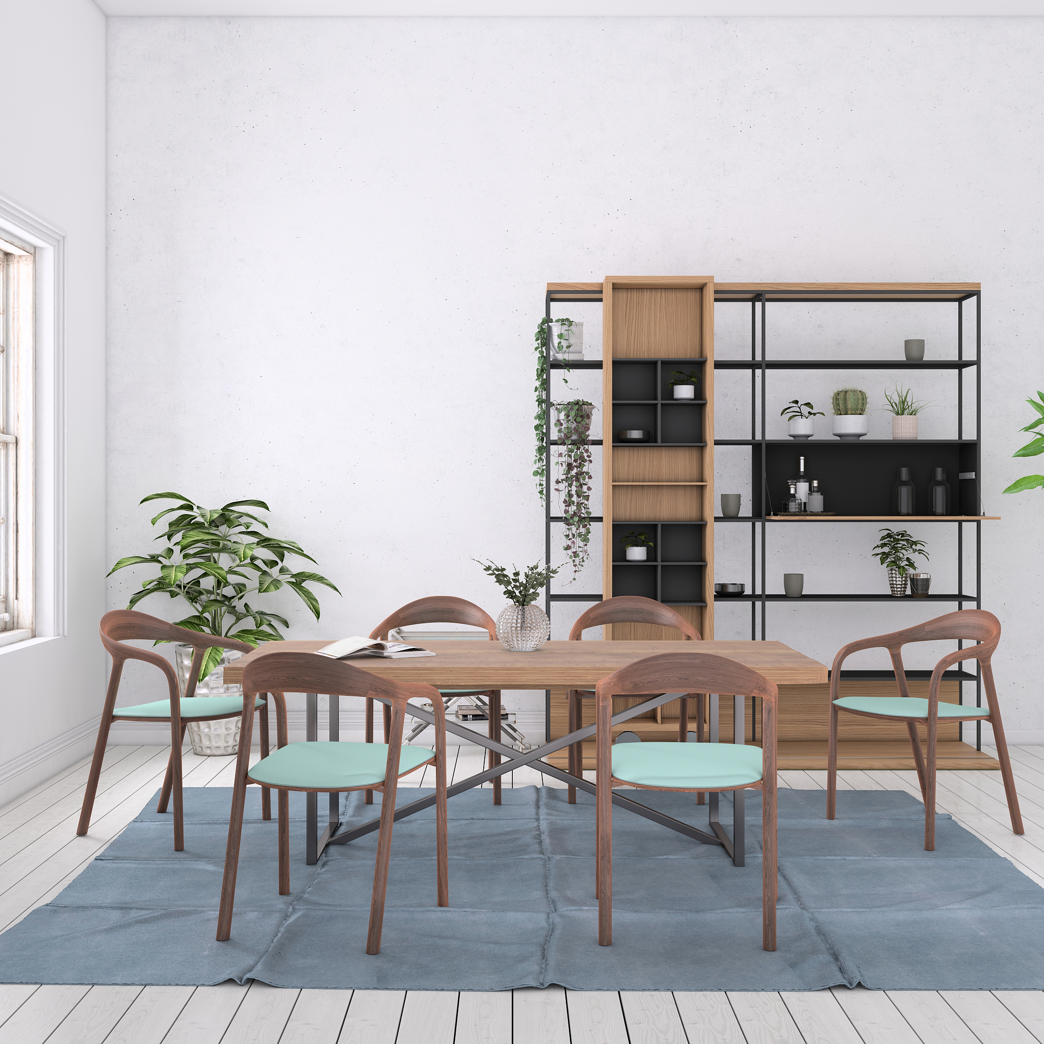 dining room wall background template