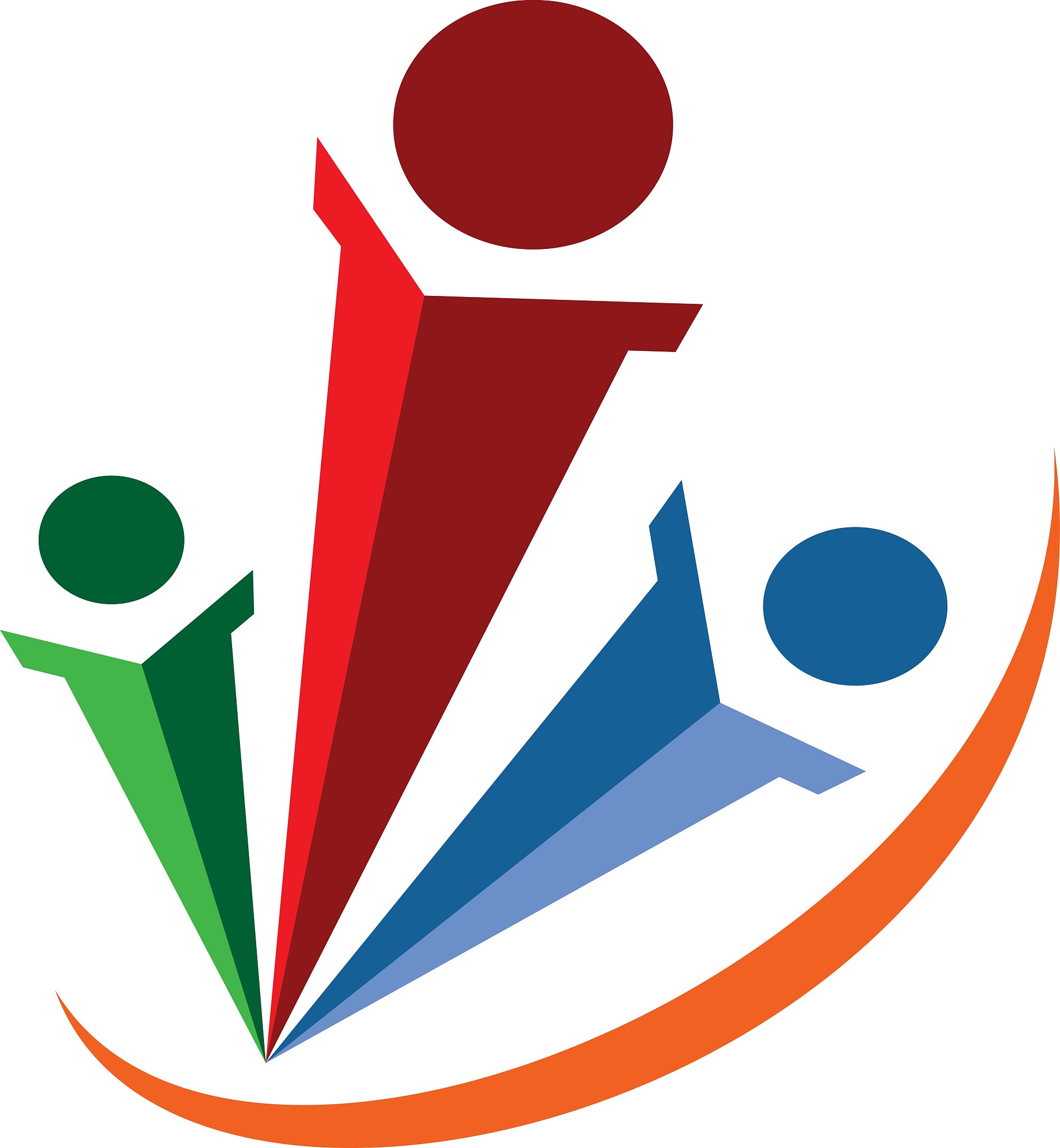 logo illustration team work business