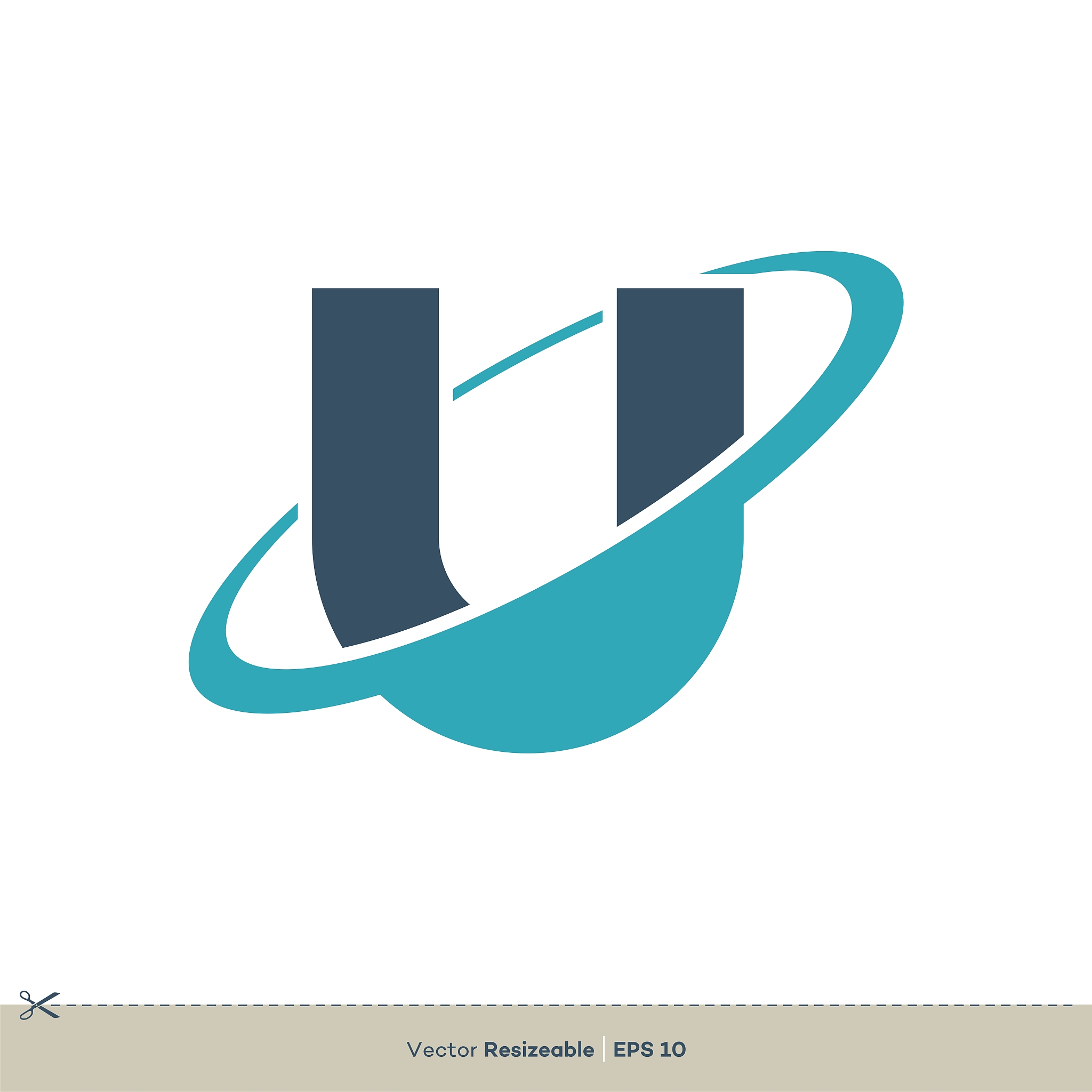 u letter logo template illustration design. vector eps 10.