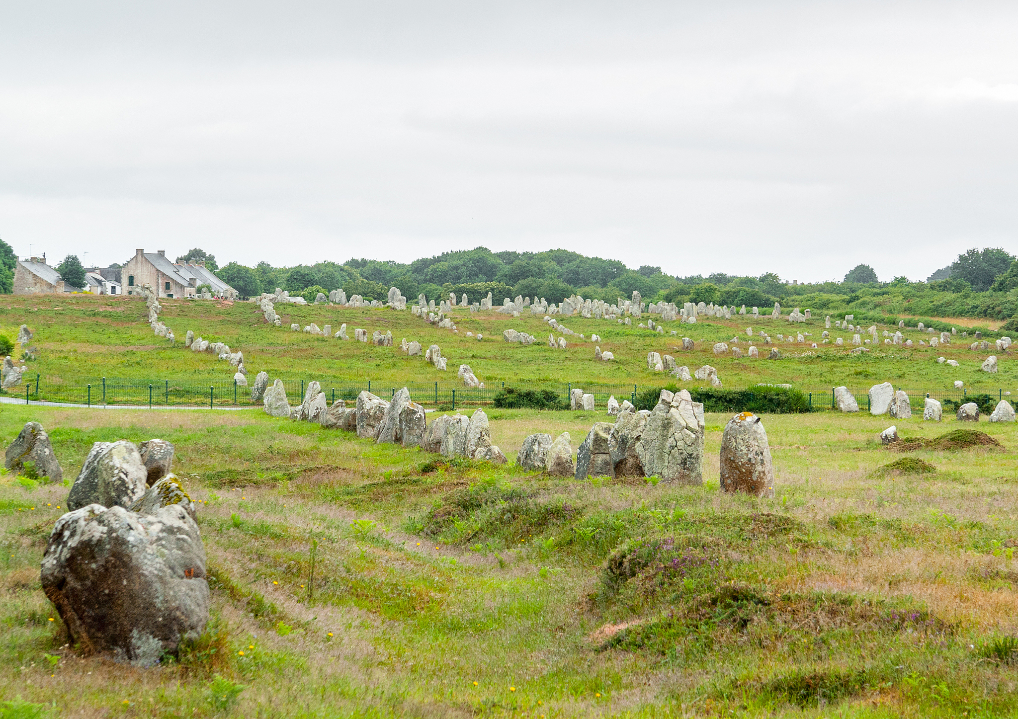 carnac stones in brittany