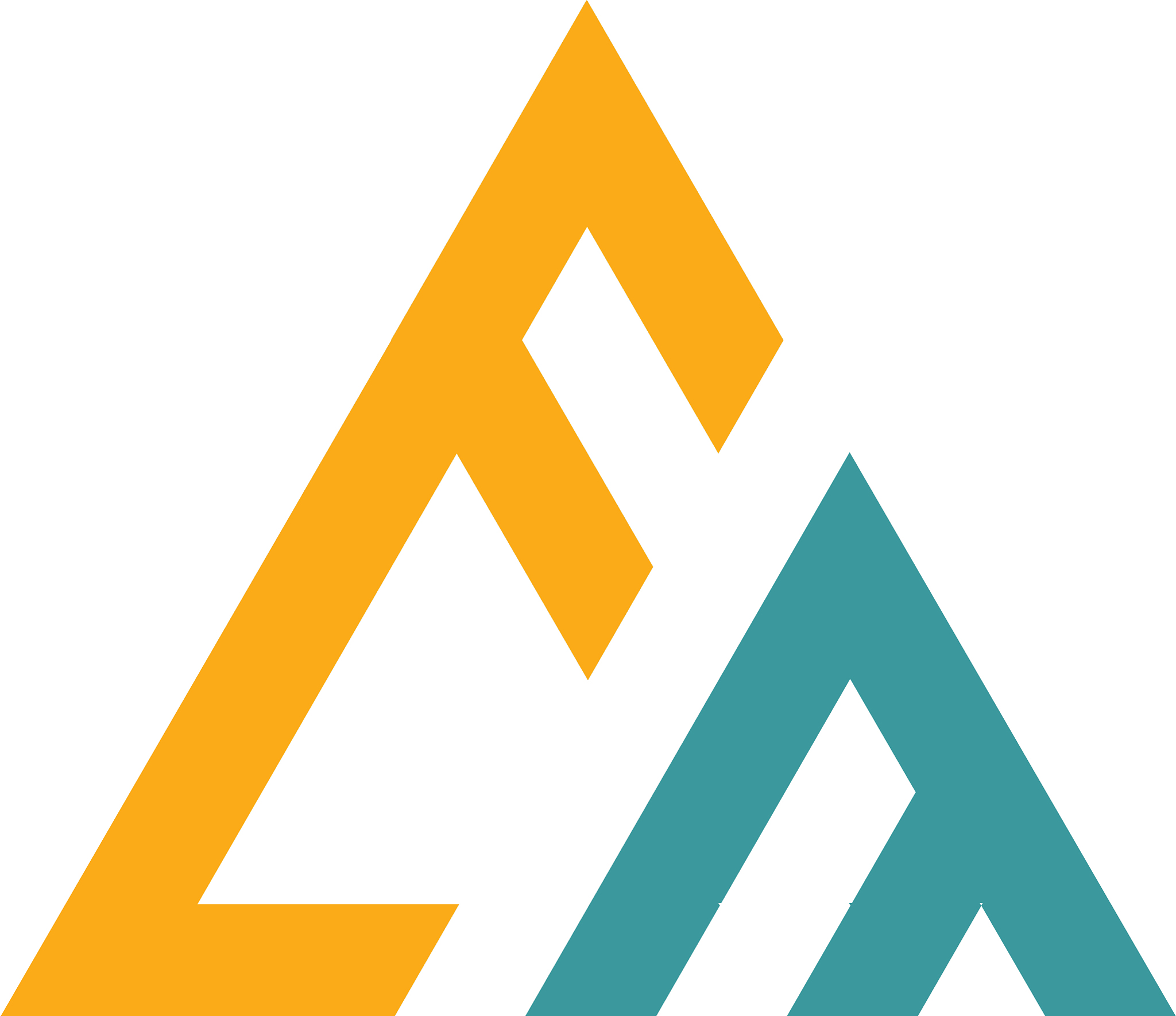 initial letter triangle logo