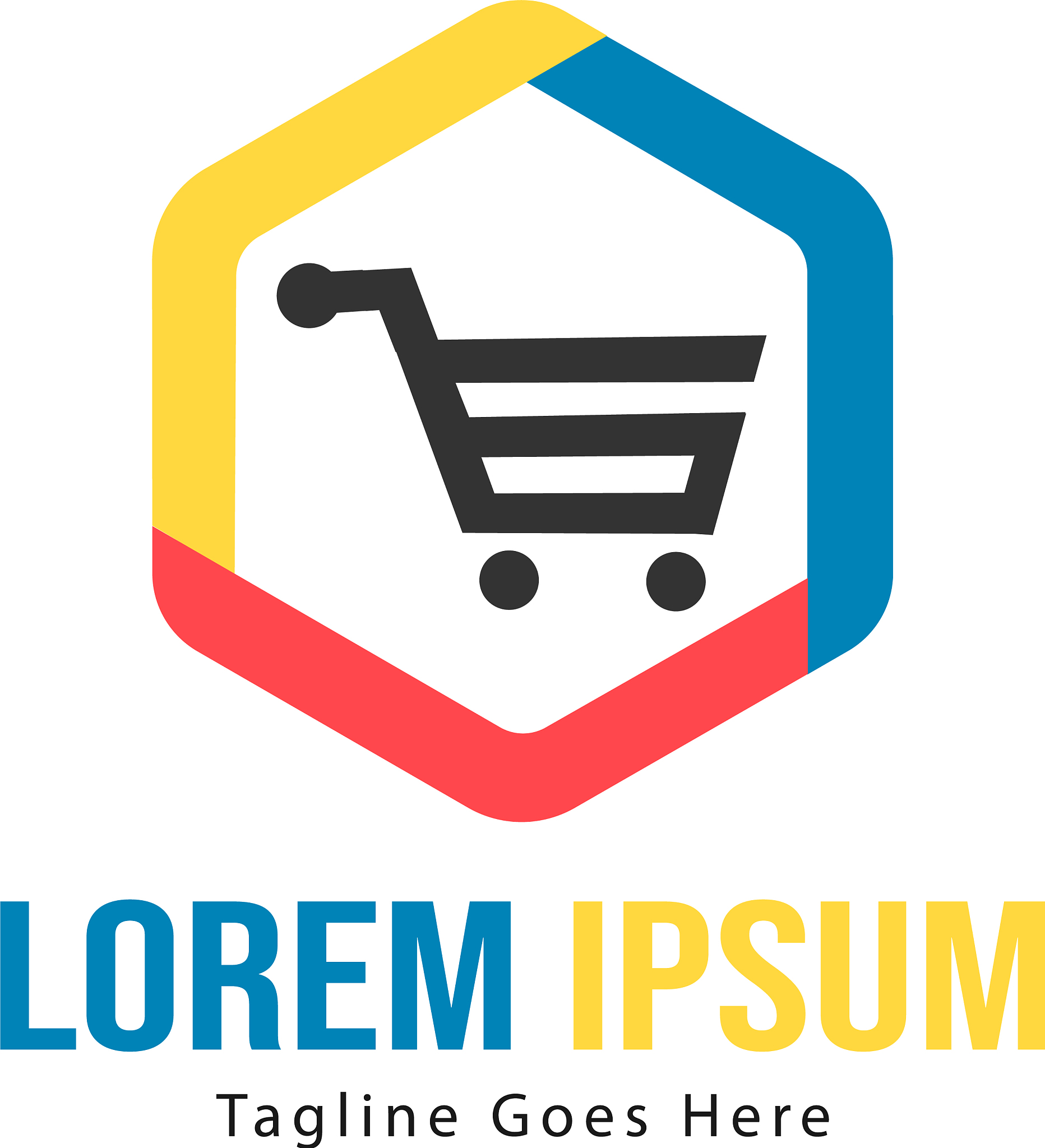 shopping logo template design shopping logo with