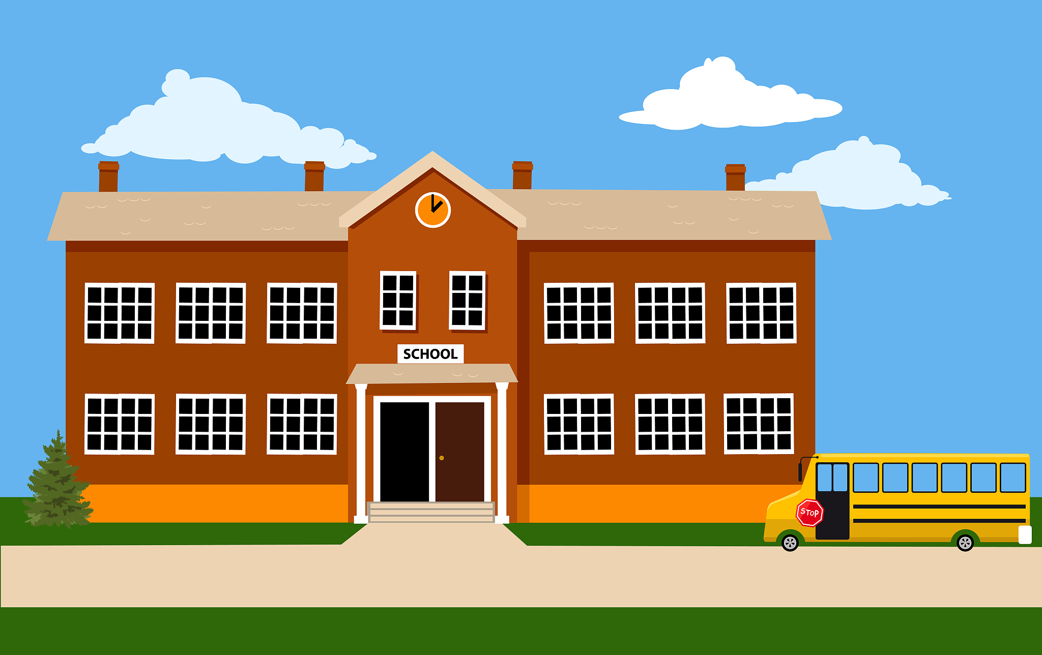 school building