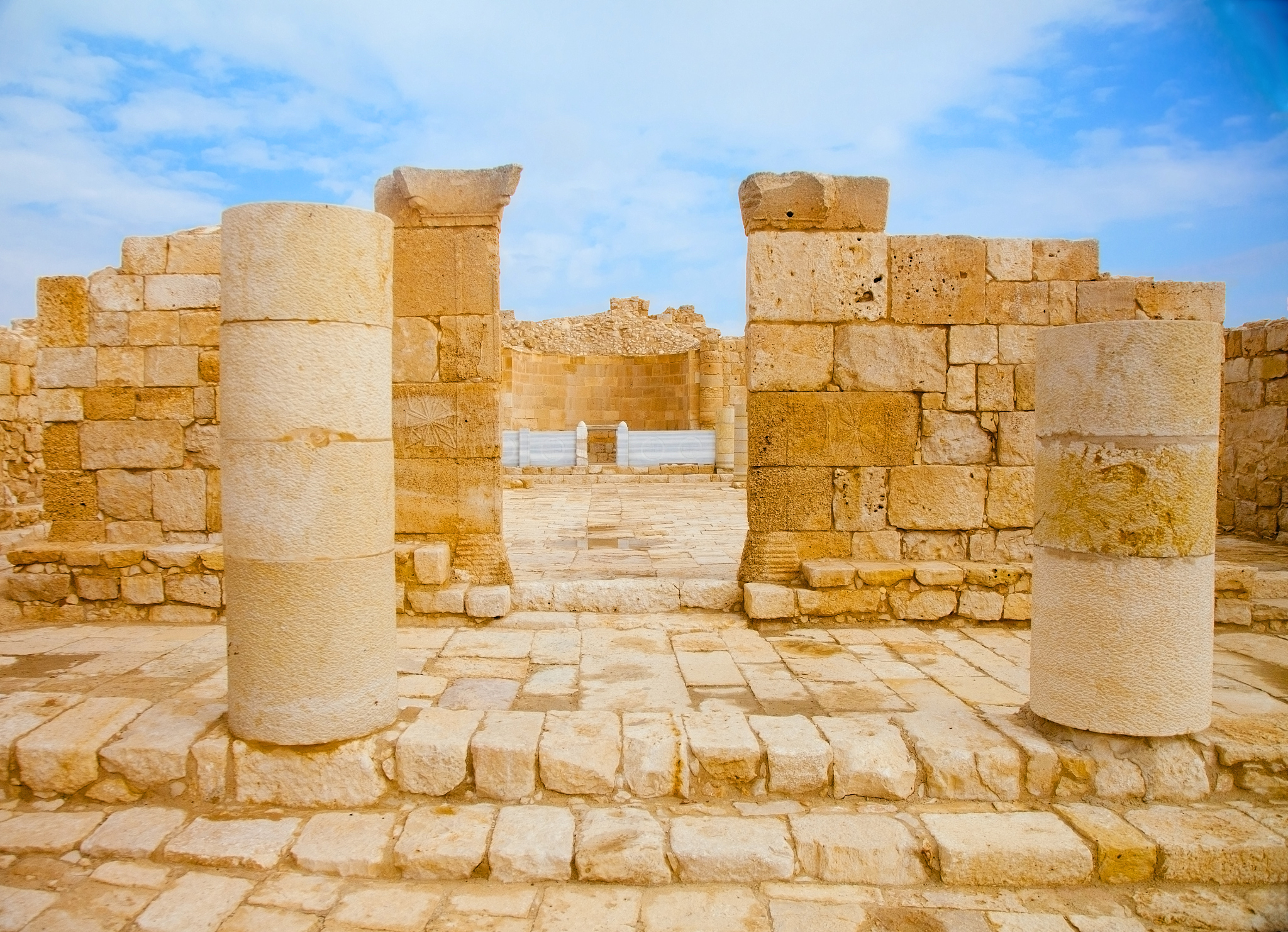 ruins of church in middle east