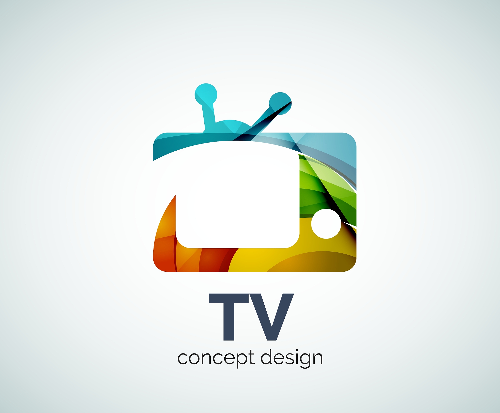 tv logo template