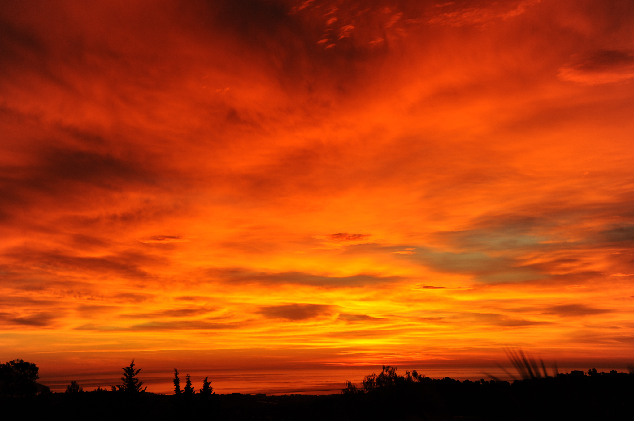 sonnenaufgang in spanien