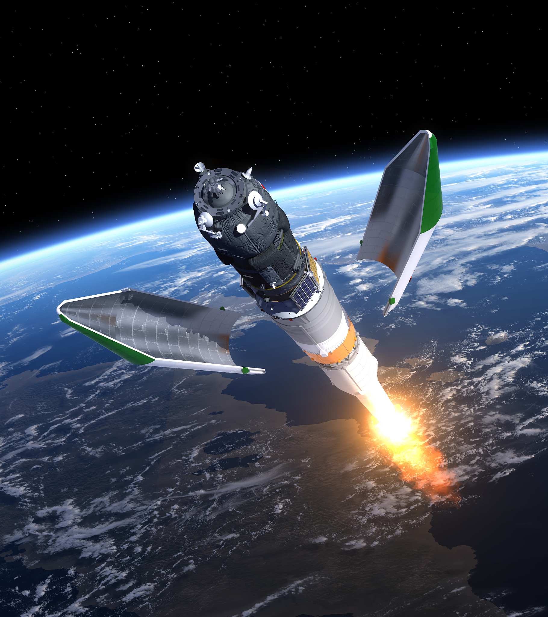 launch cargo spacecraft