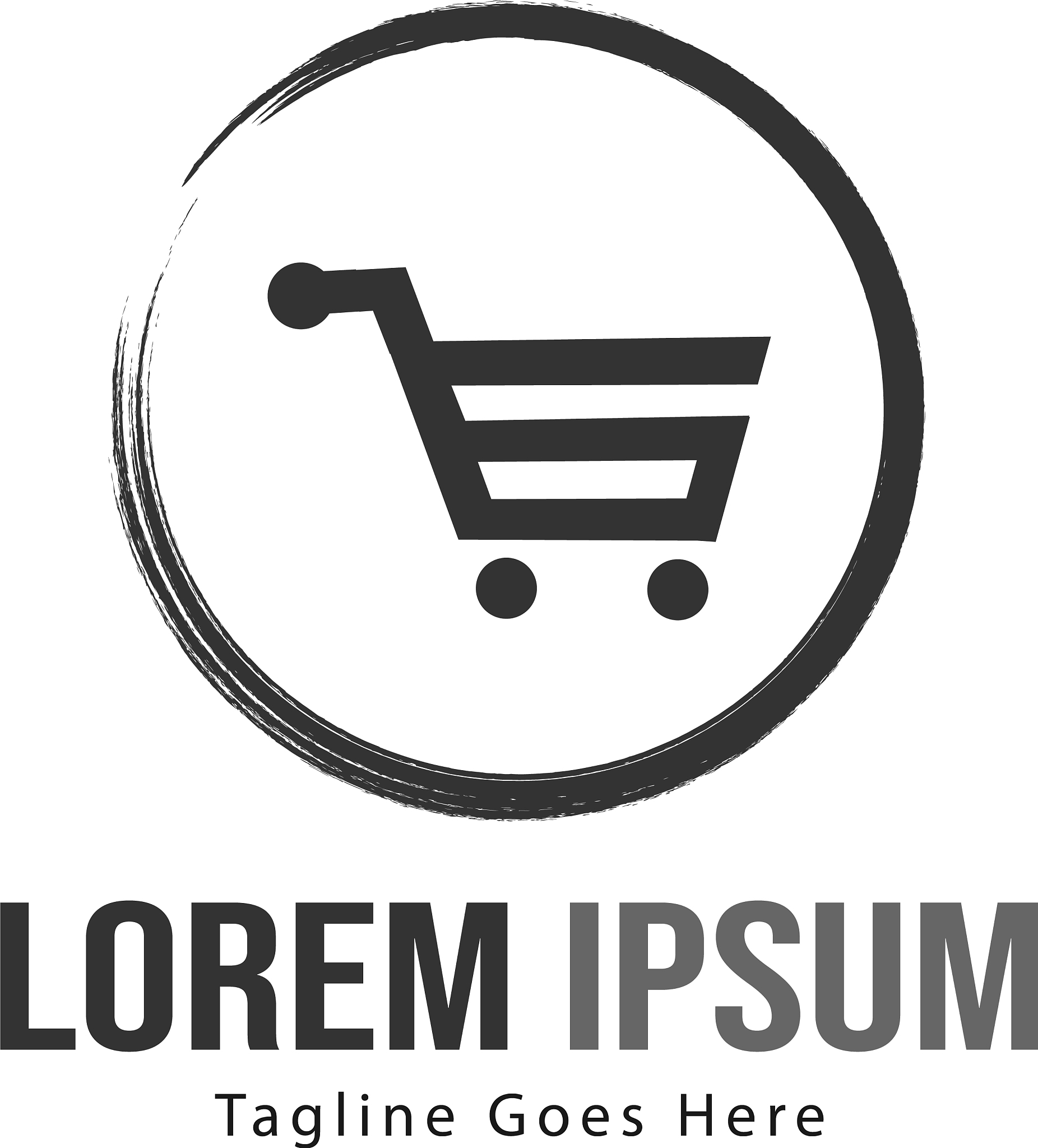 shopping logo template design shopping logo with