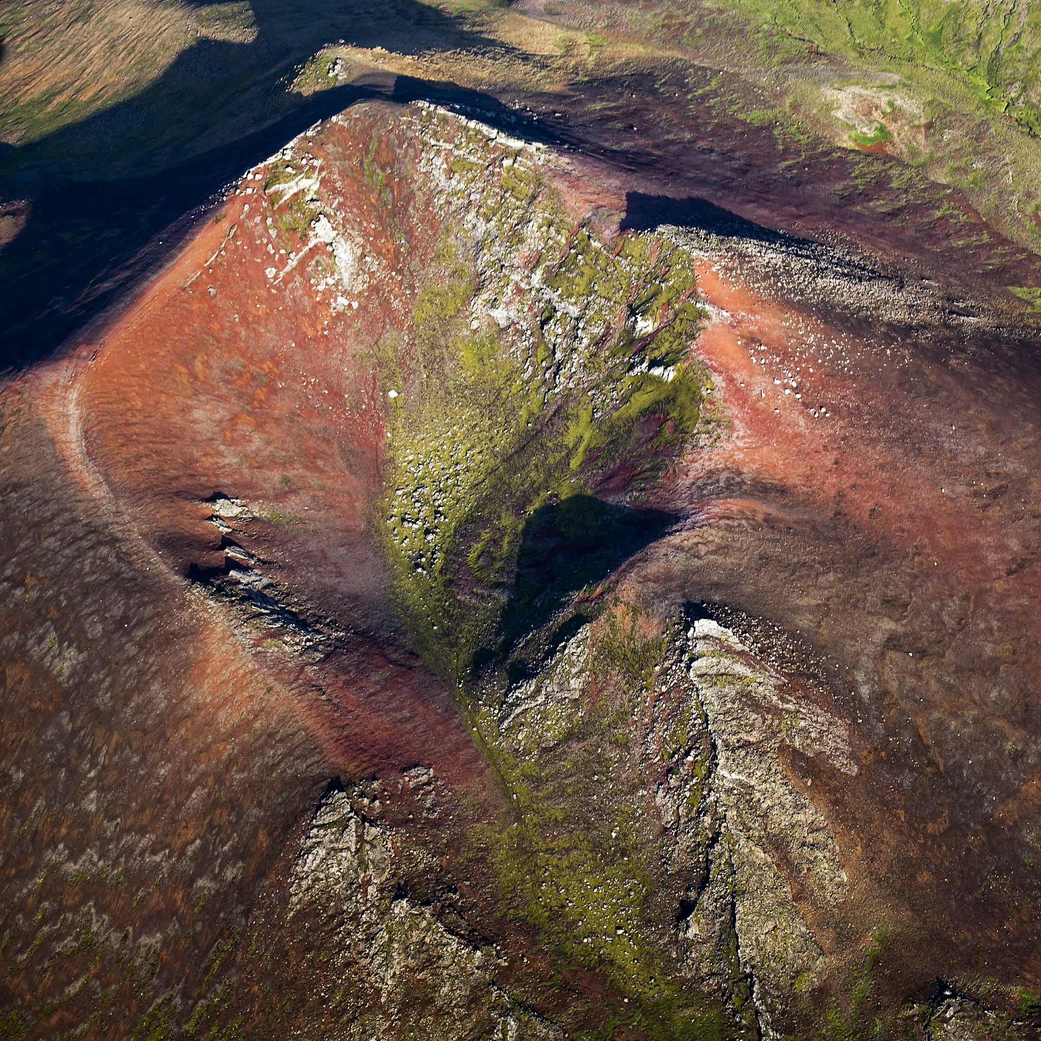 aerial photography abstract landscape