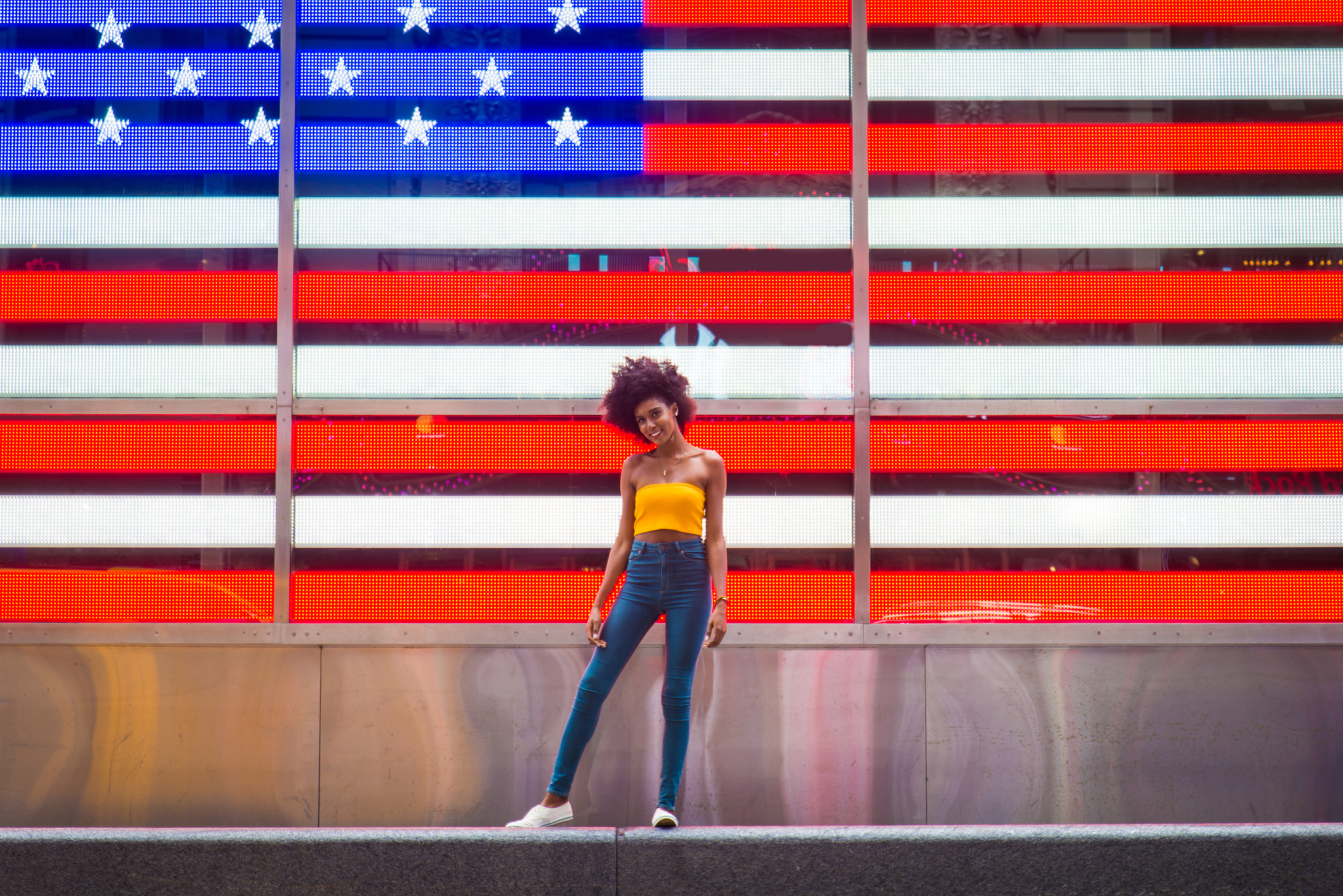 beautiful woman in new york
