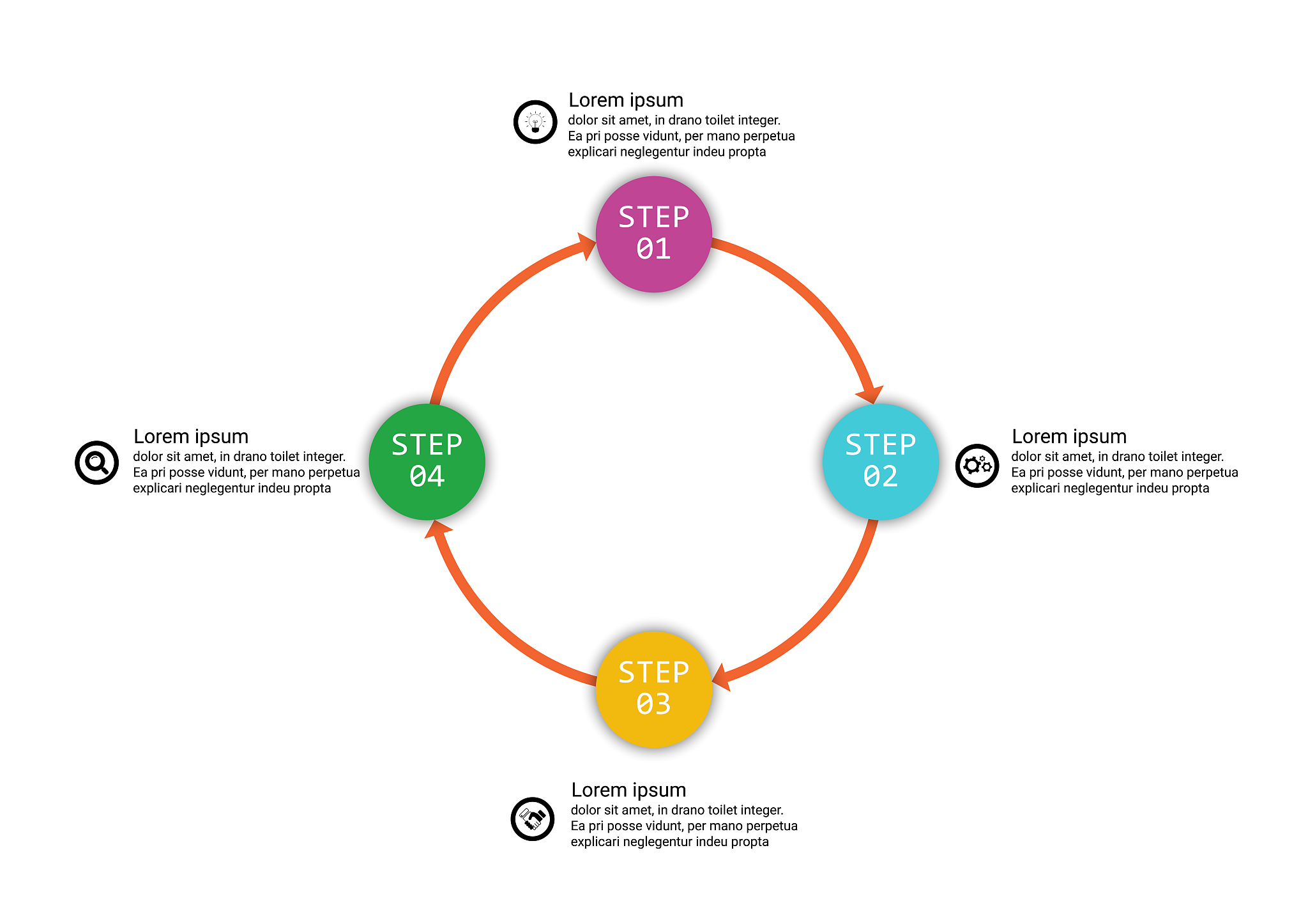 the vector design business infographic uses concepts creative ci