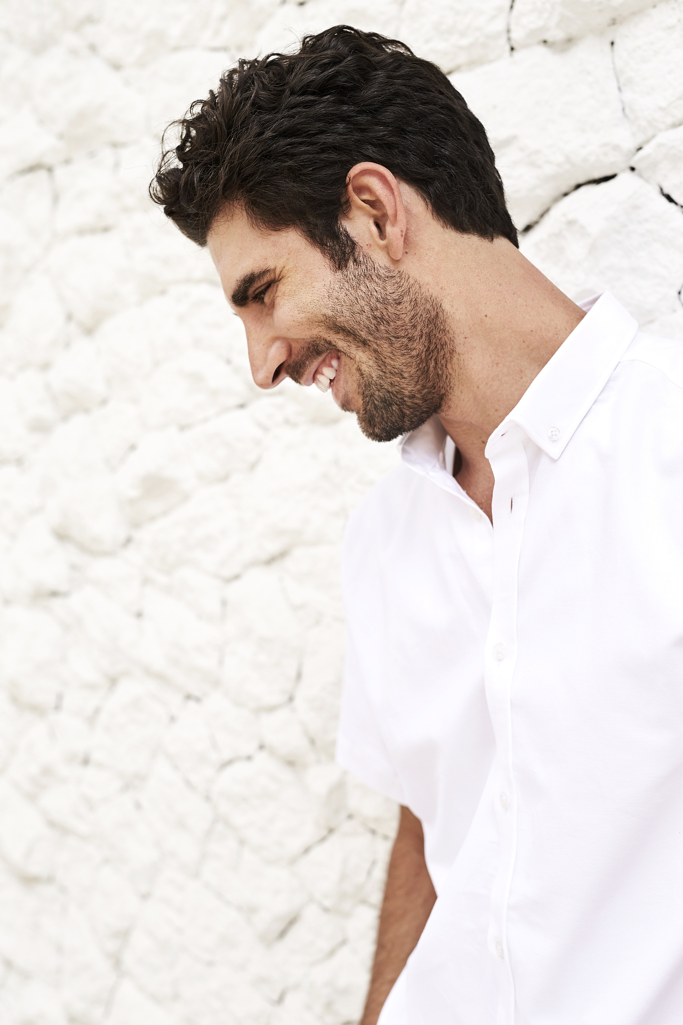 handsome and happy