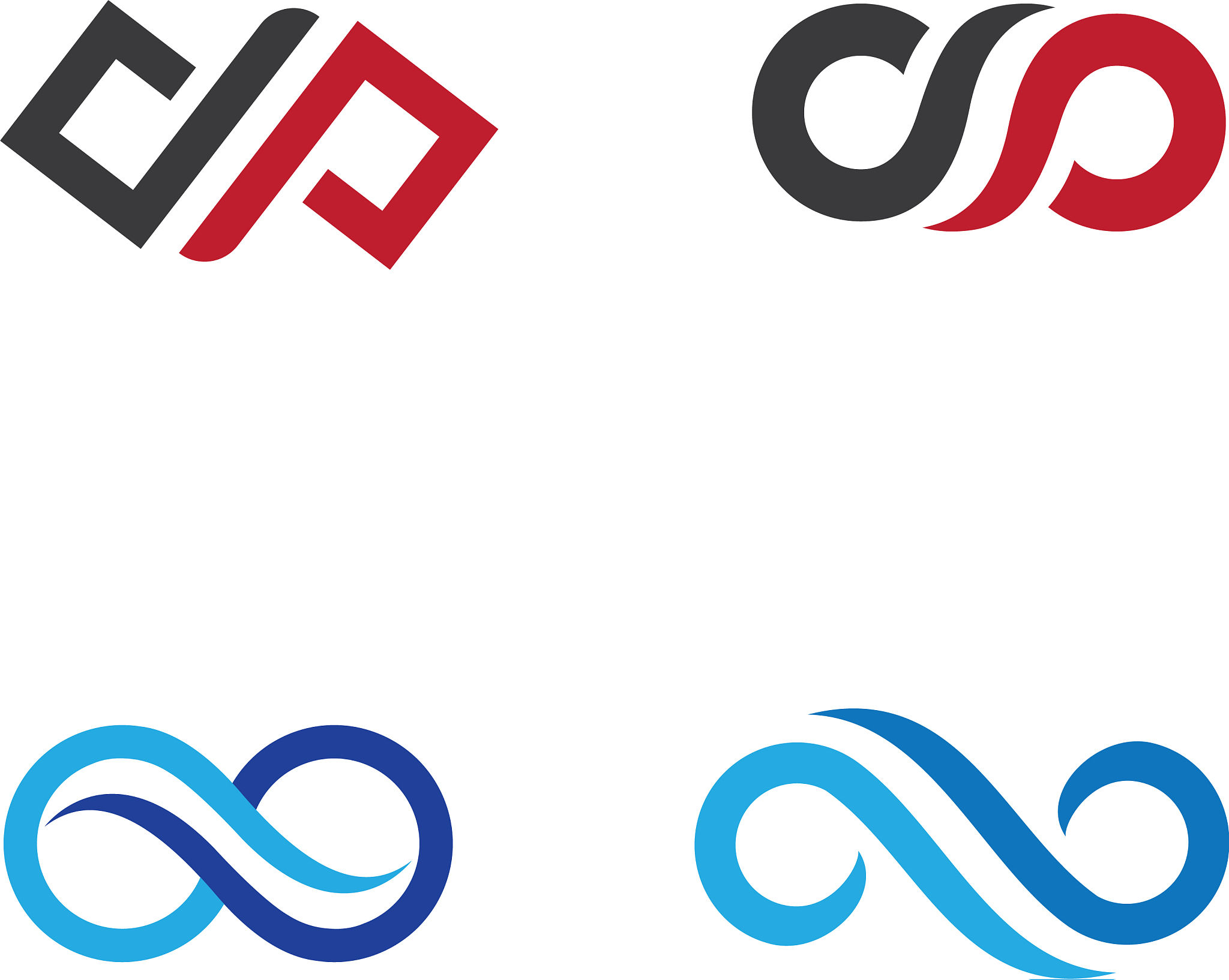infinity design infinity logo template
