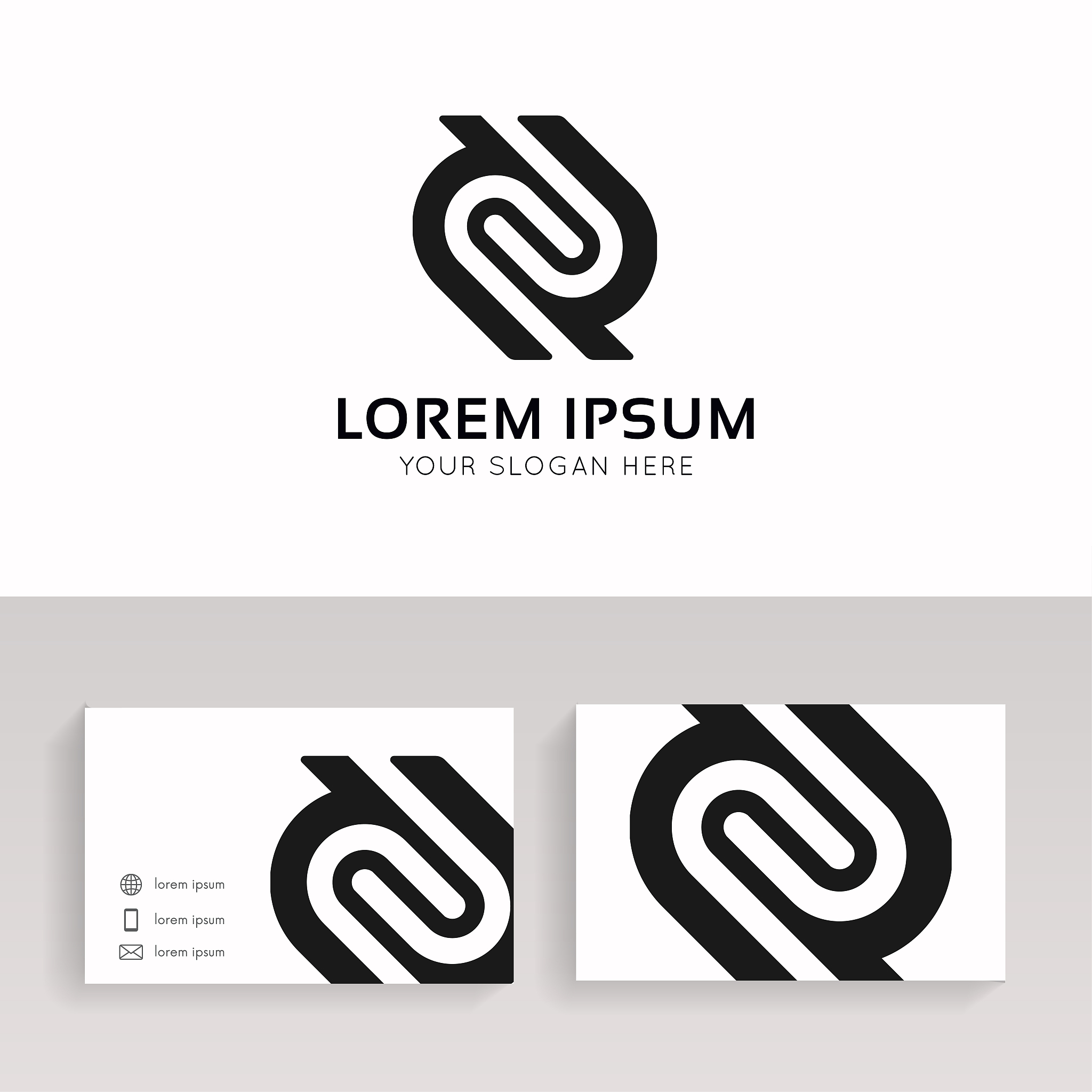 abstract simple company icon icon s letter sign vector design.