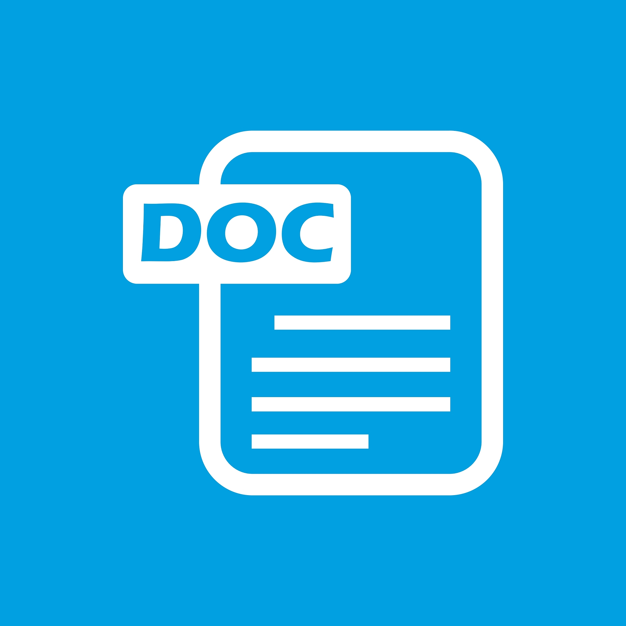 doc white icon
