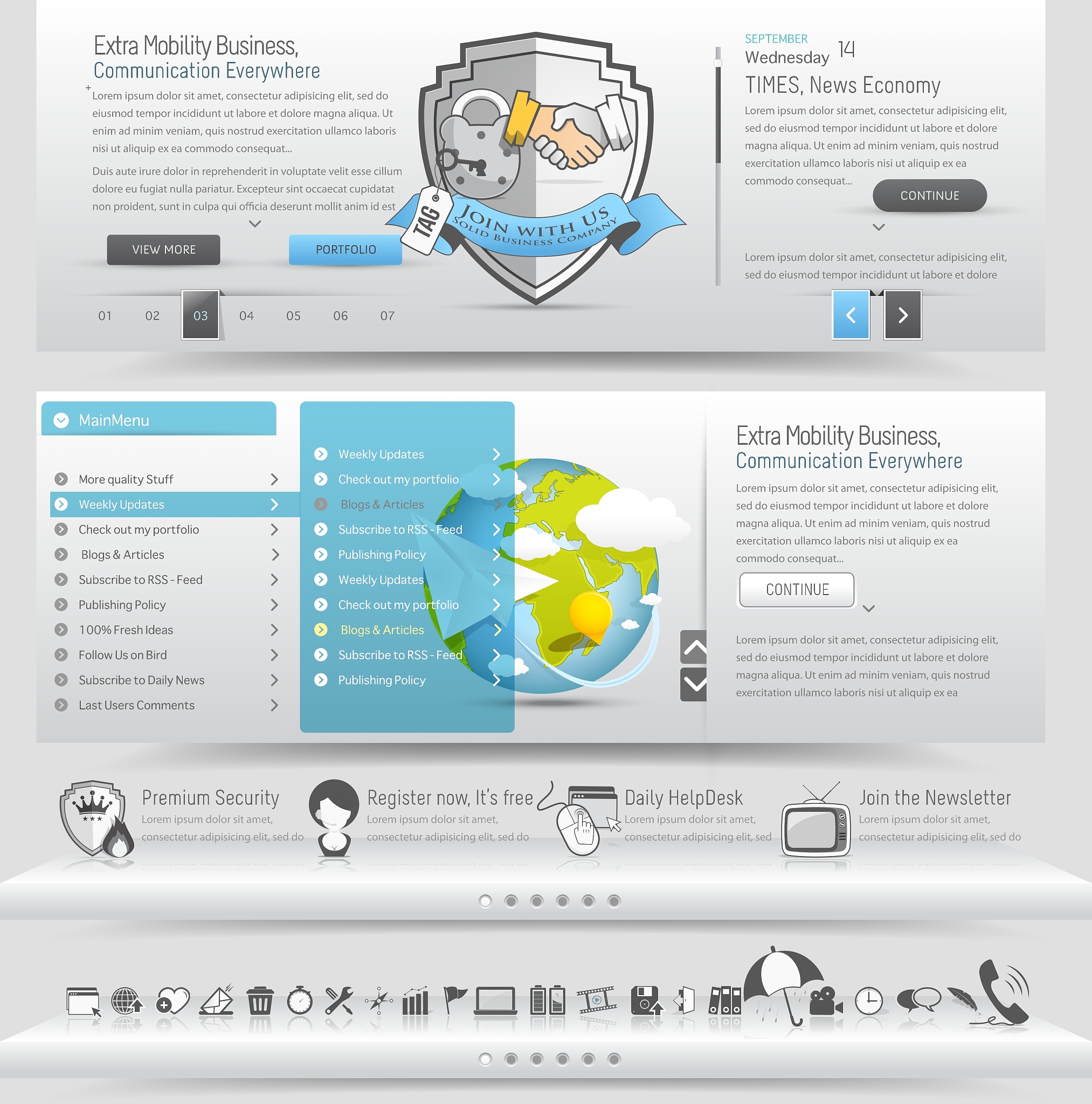 website template