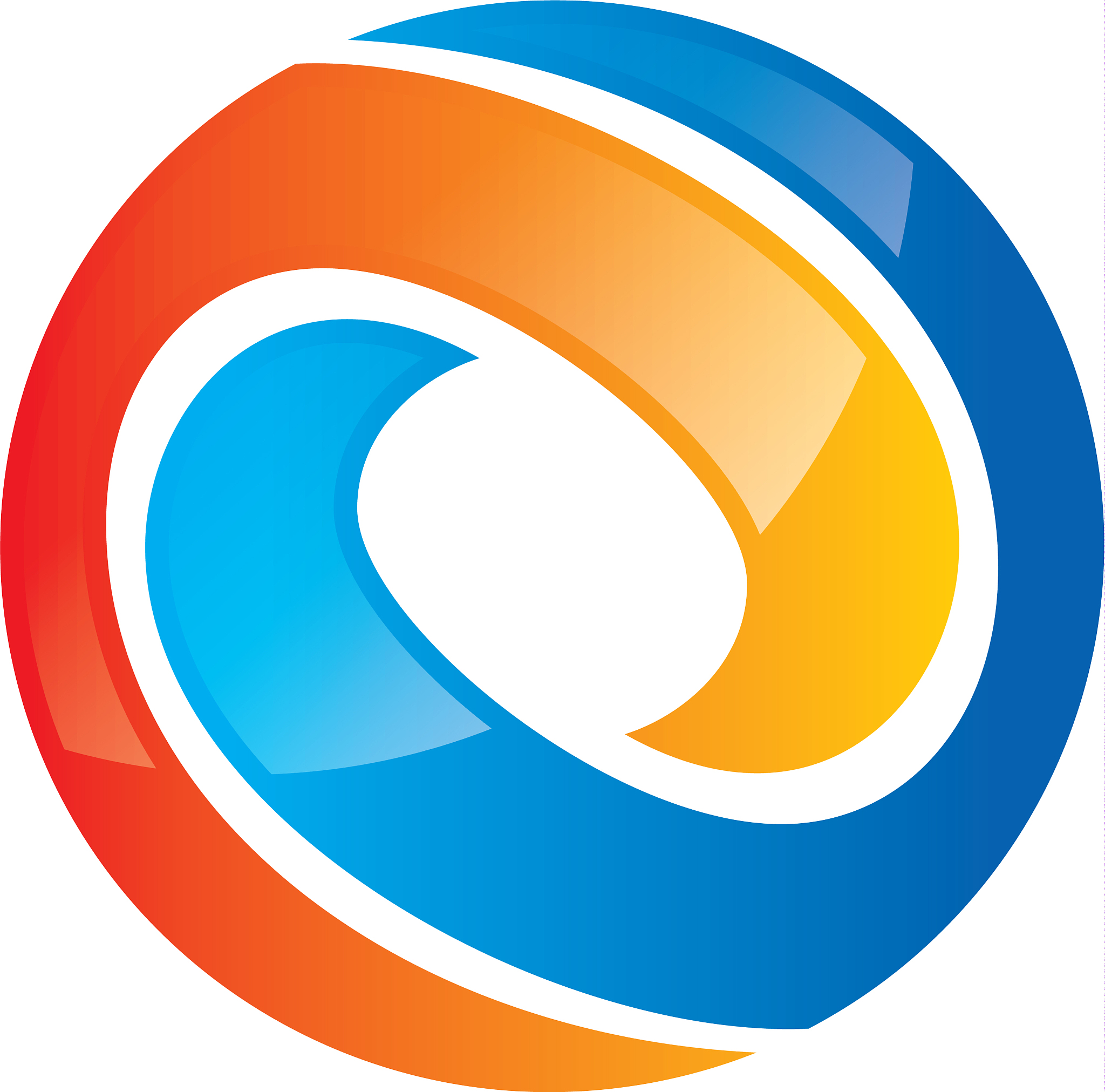 round circle technology ball logo