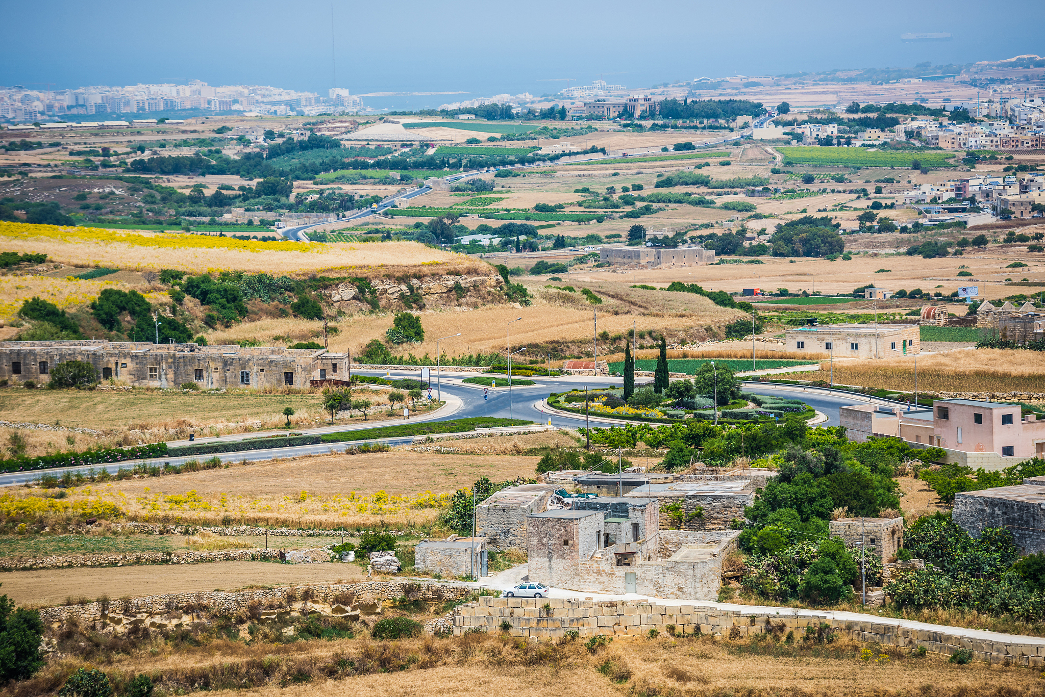 country scenery of mdina