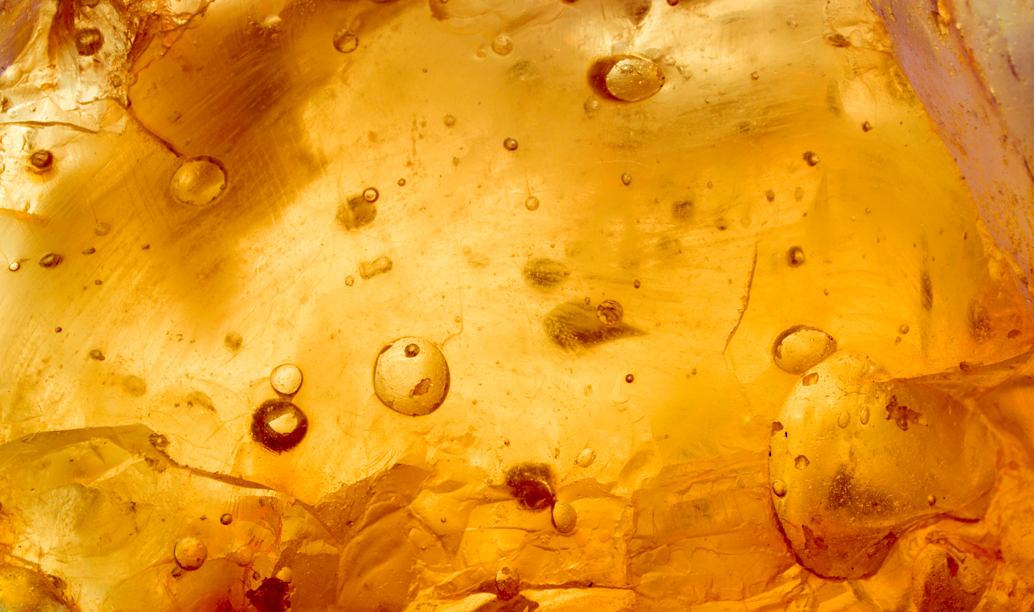 abstract of sunlight passed throughout  rosin piece