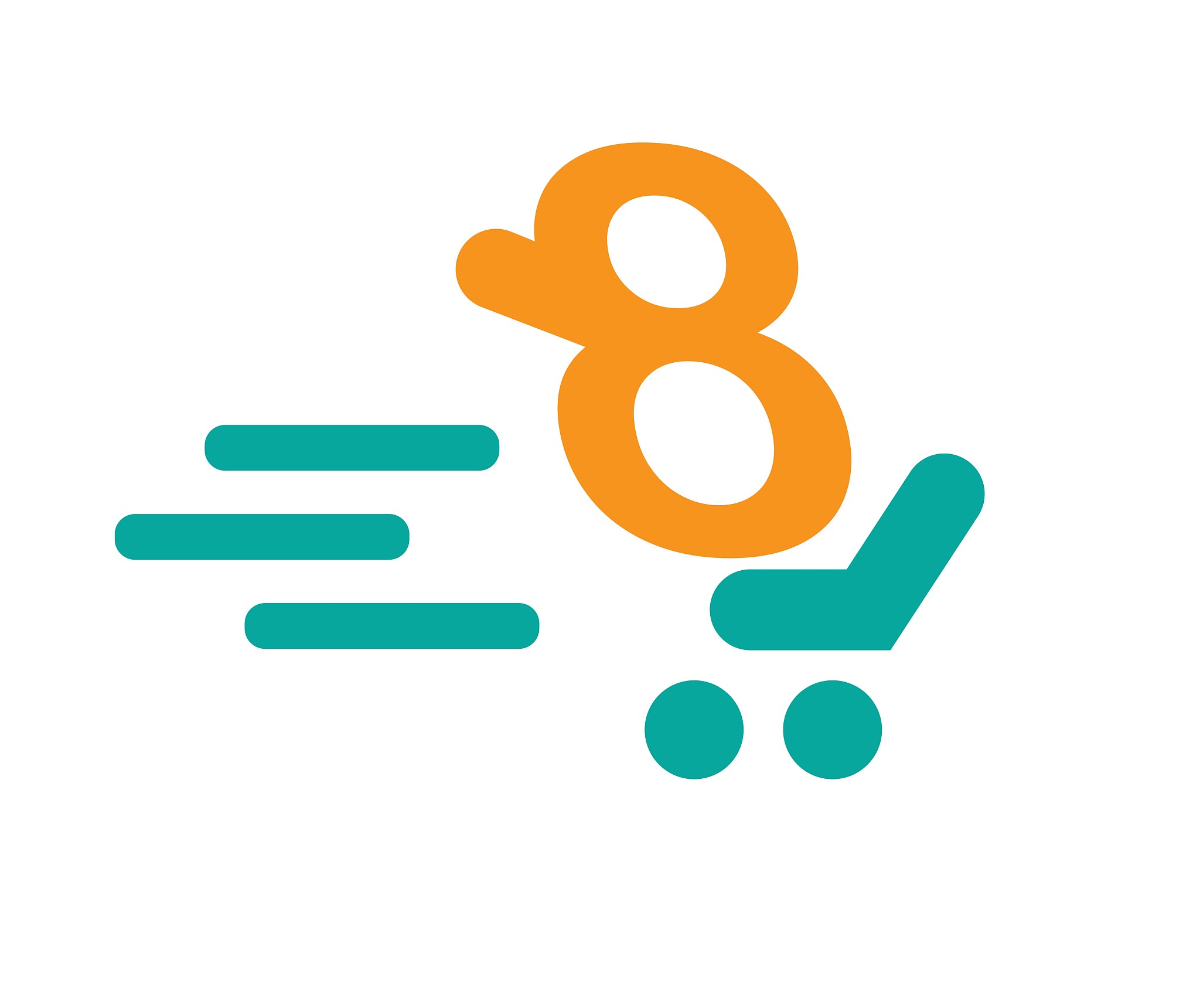 shopping cart icon for 8