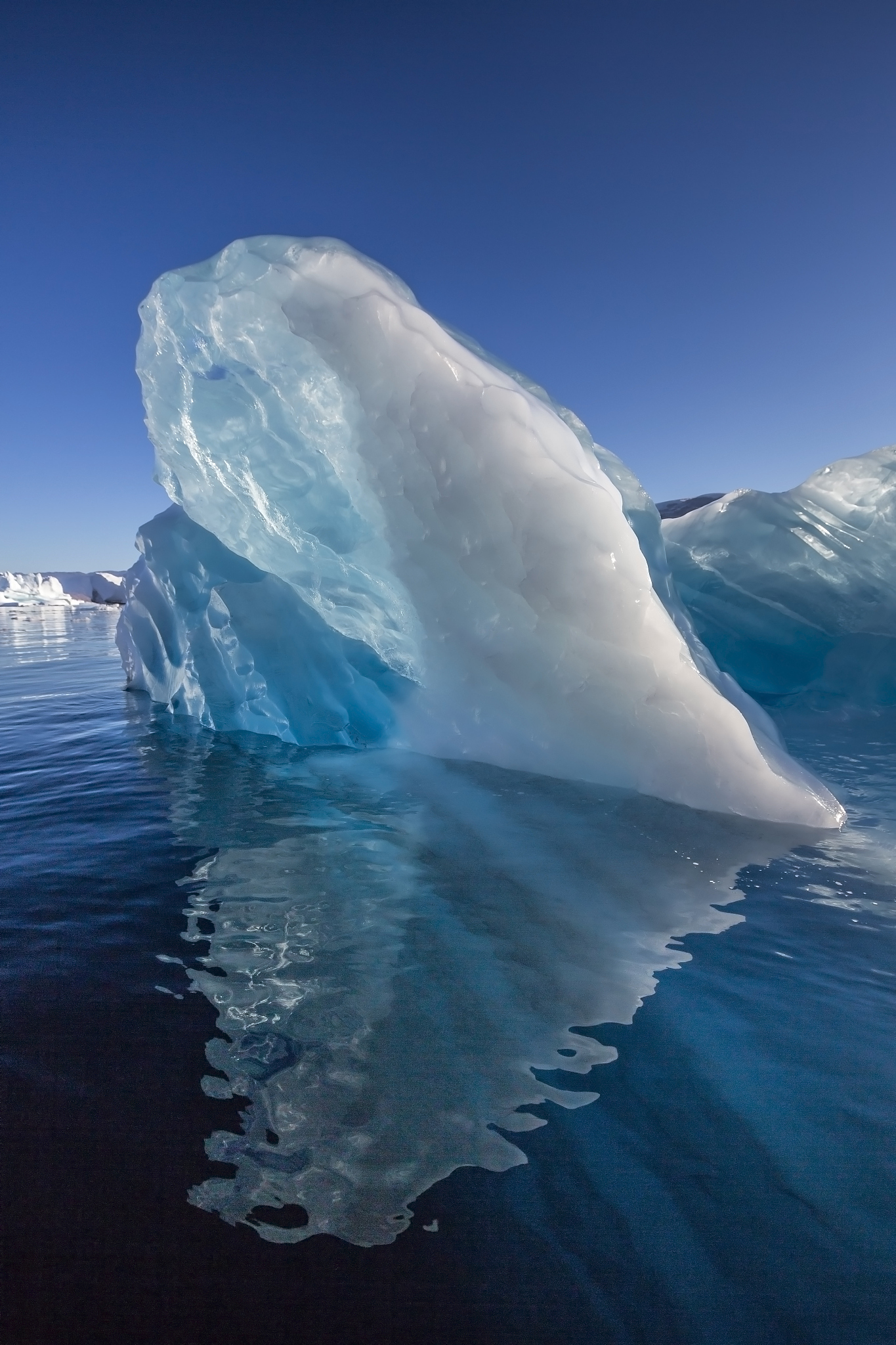 icebergs, scoresbysund, greenland