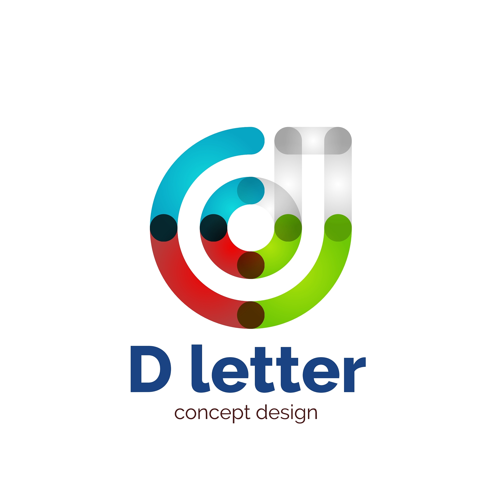 modern minimalistic letter concept logo