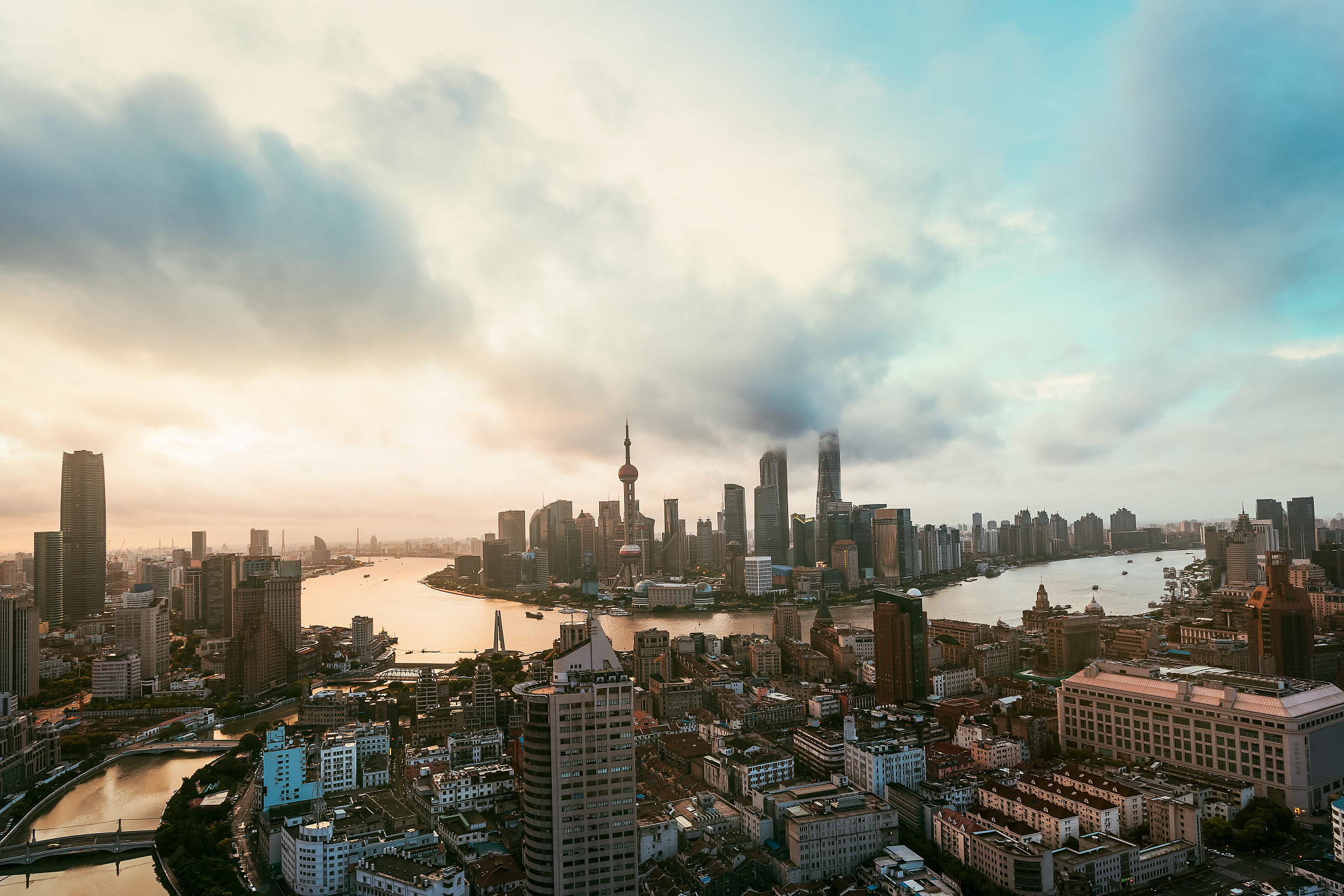 cityscape of shanghai