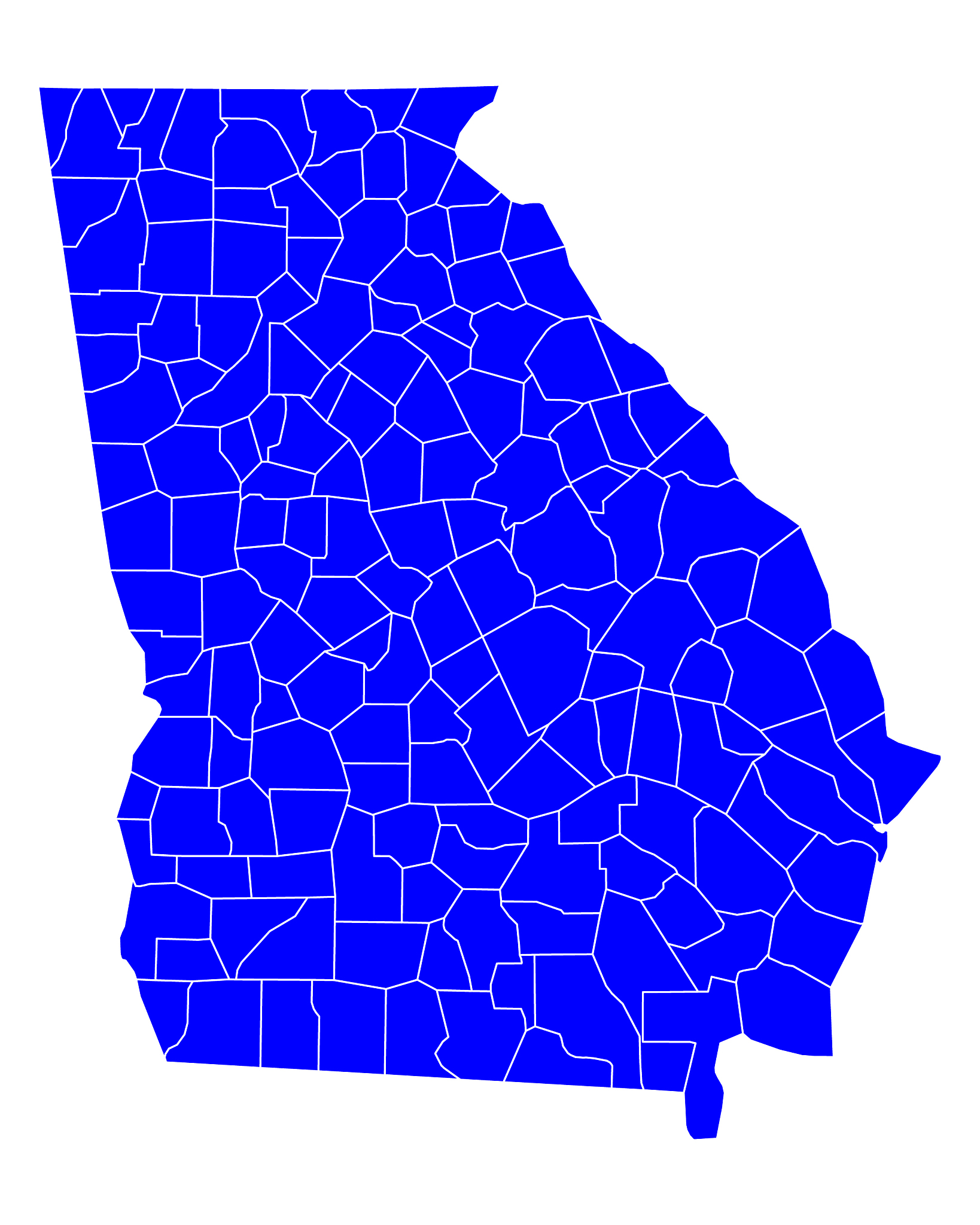 map of georgia